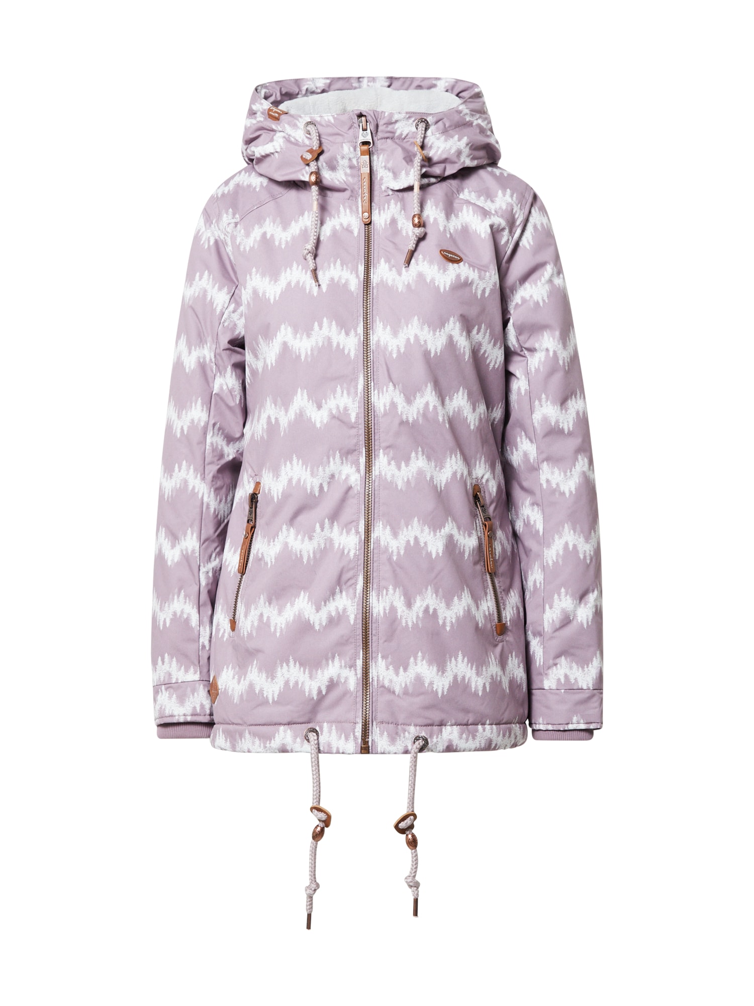 Ragwear Prehodna jakna 'ZUZKA'  sivka / bela