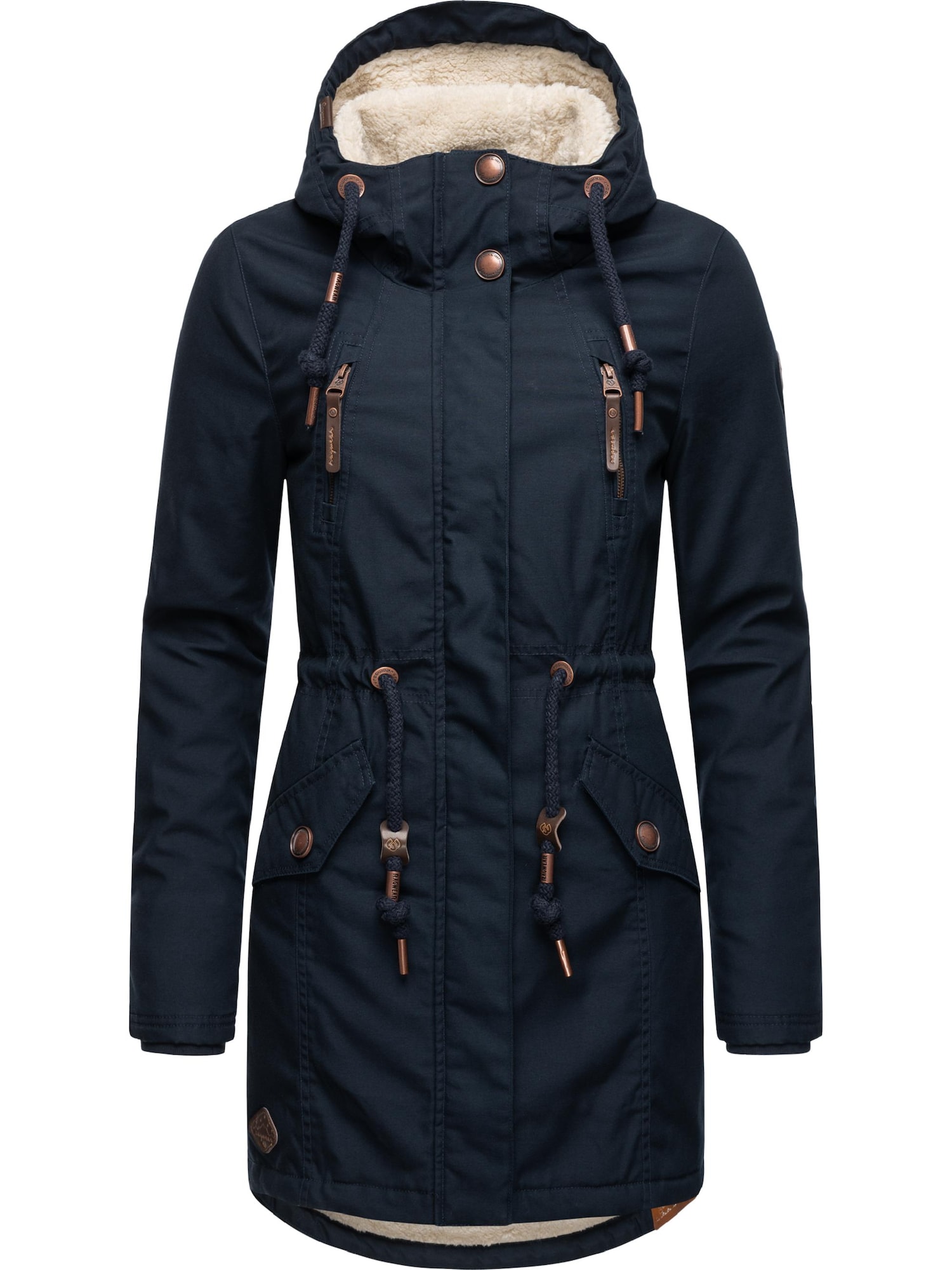 Ragwear Zimska jakna 'Elsie'  modra / mornarska / bela