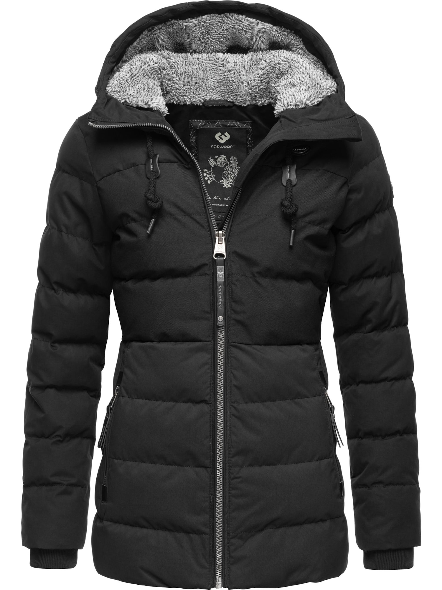 Ragwear Zimska jakna 'Quantic'  črna