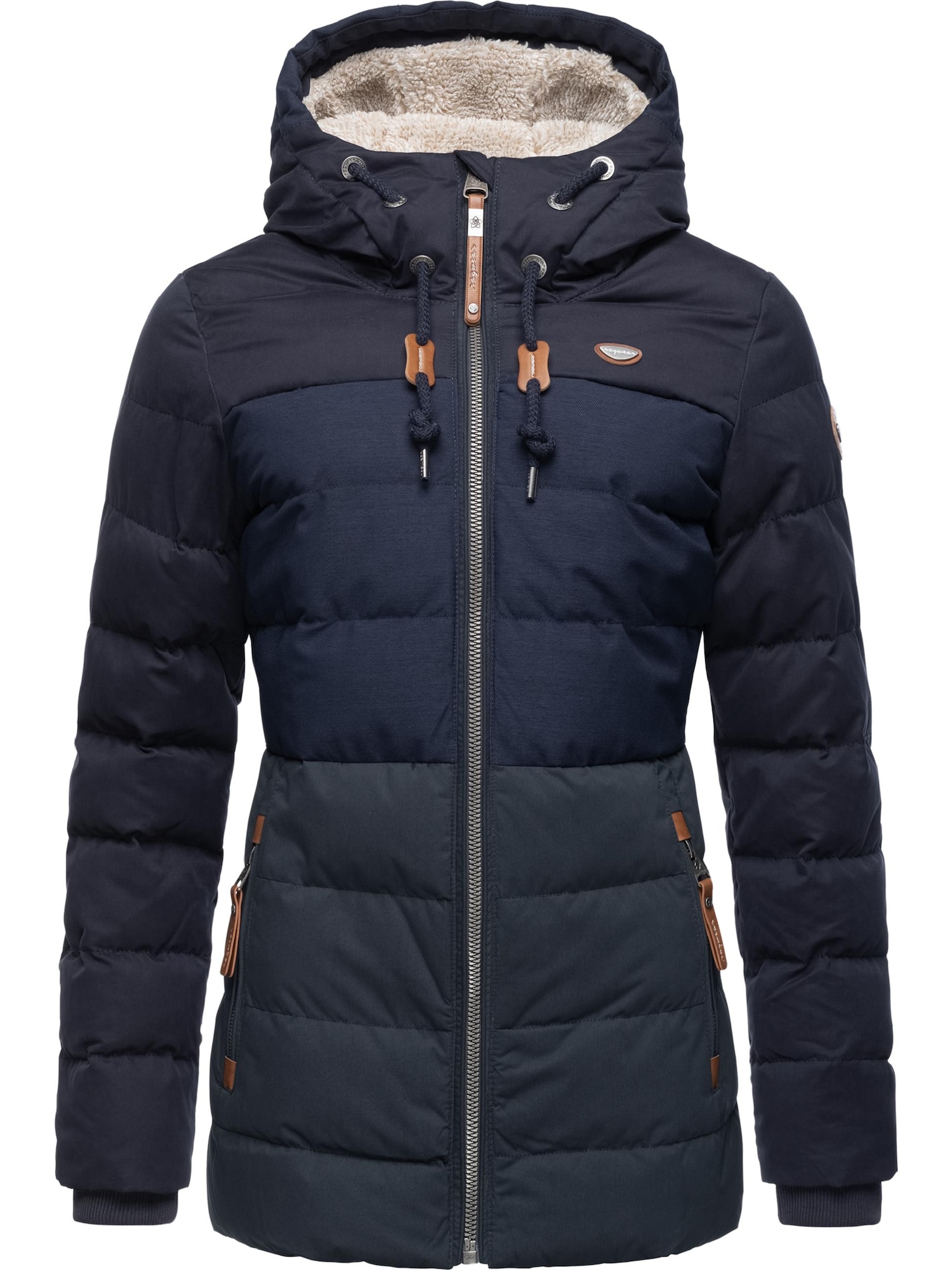 Ragwear Zimska jakna 'Quantic'  mornarska / rjava