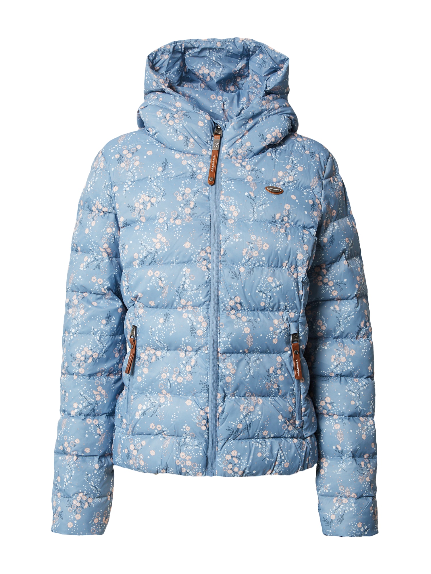 Ragwear Zimska jakna 'Tiasa'  svetlo modra / rjava / svetlo roza / bela
