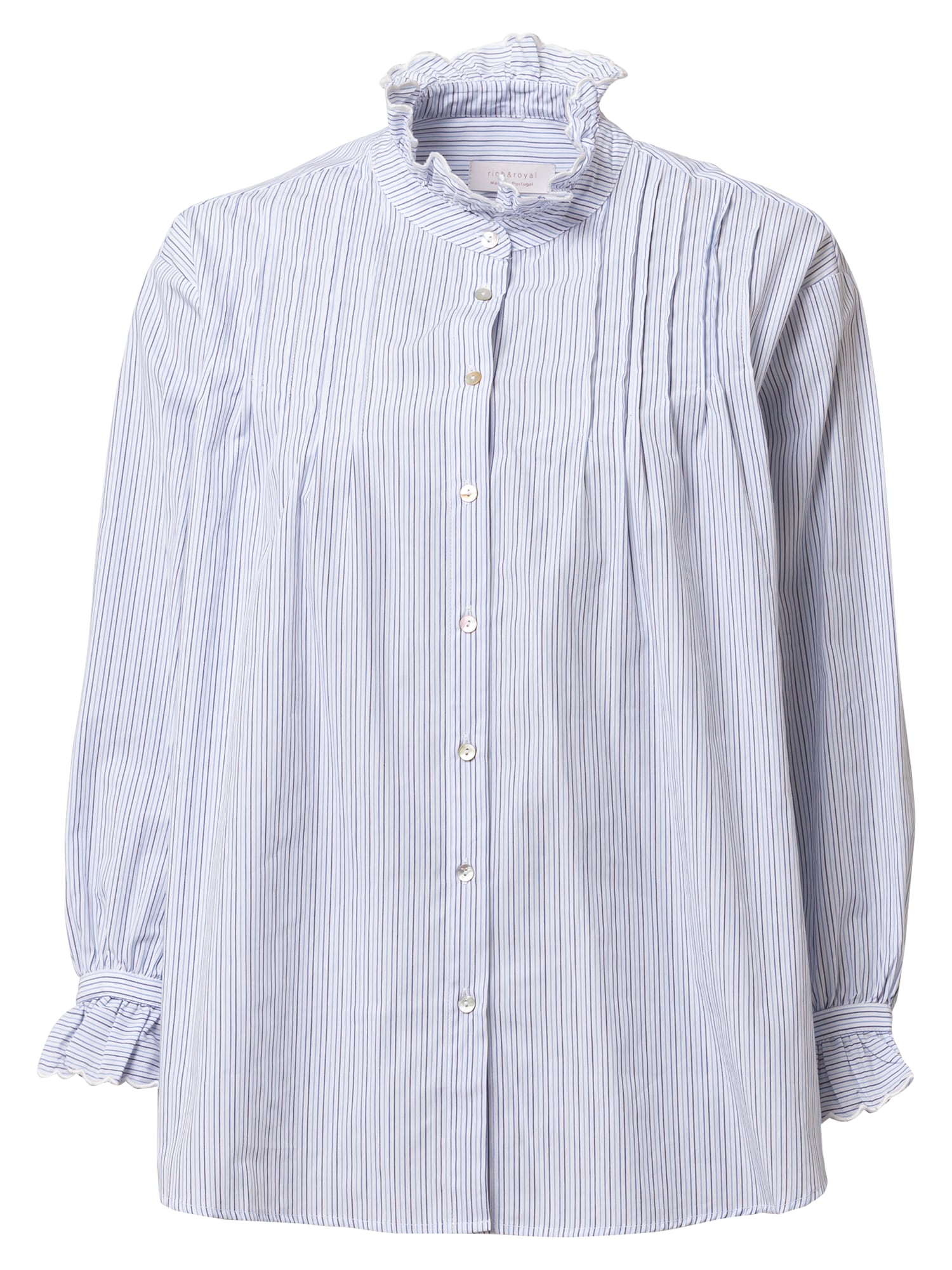 Rich & Royal Bluza  svetlo modra / temno modra / bela