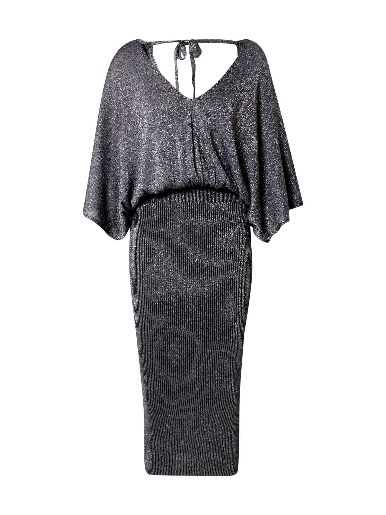 River Island Obleka 'MAPLE'  črna / srebrna
