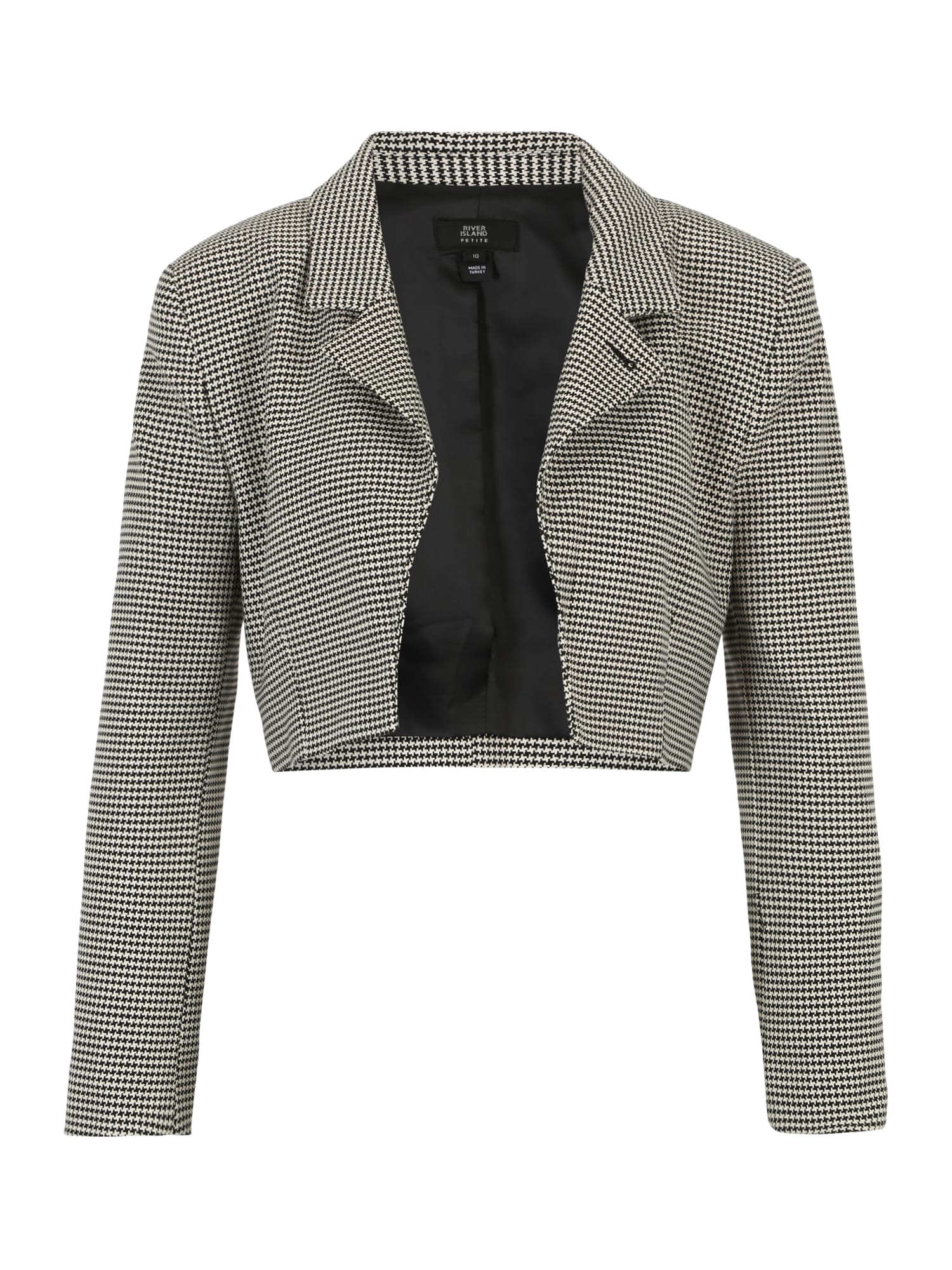 River Island Petite Blazer  črna / bela