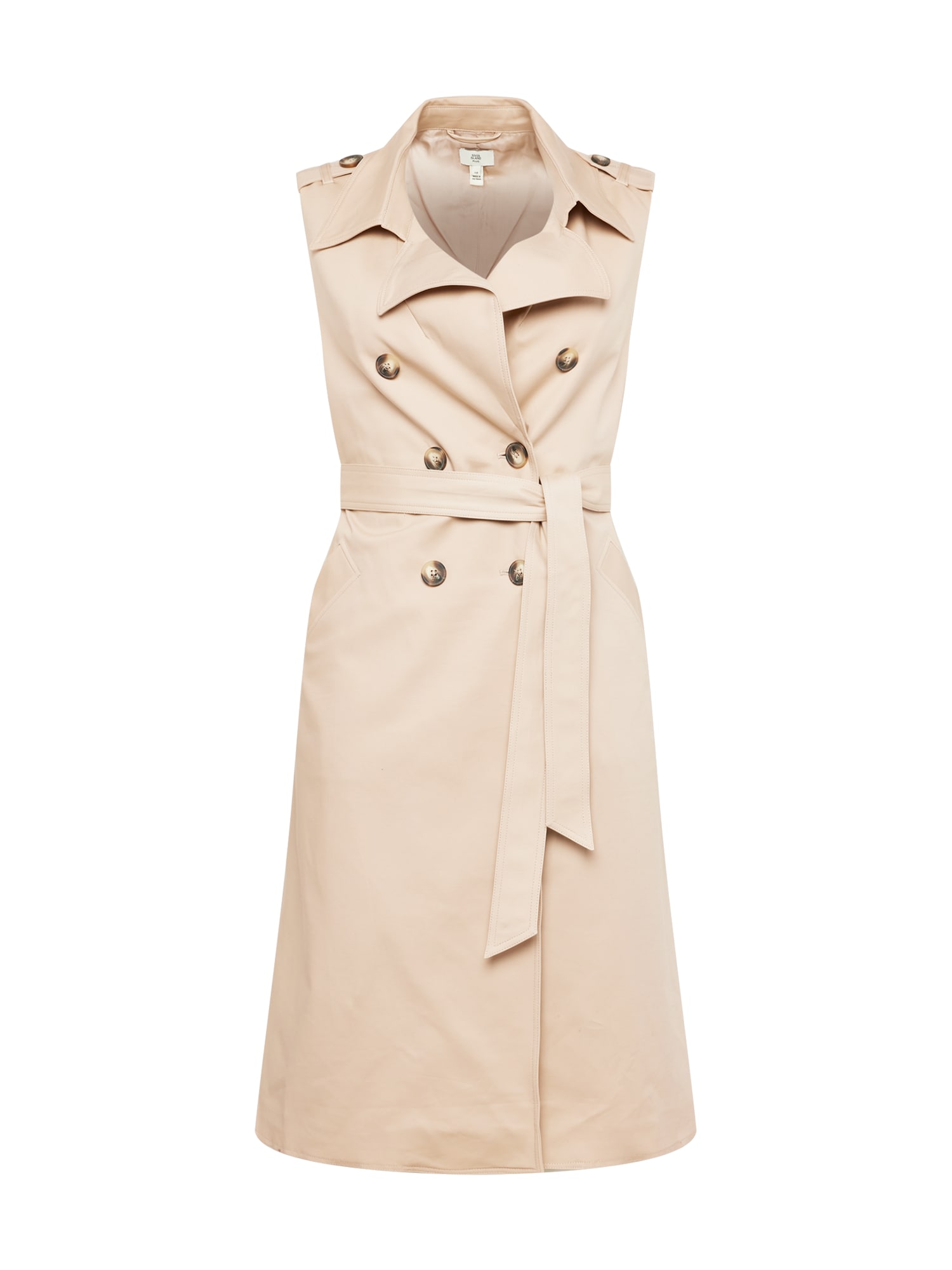 River Island Plus Prehoden plašč  bež