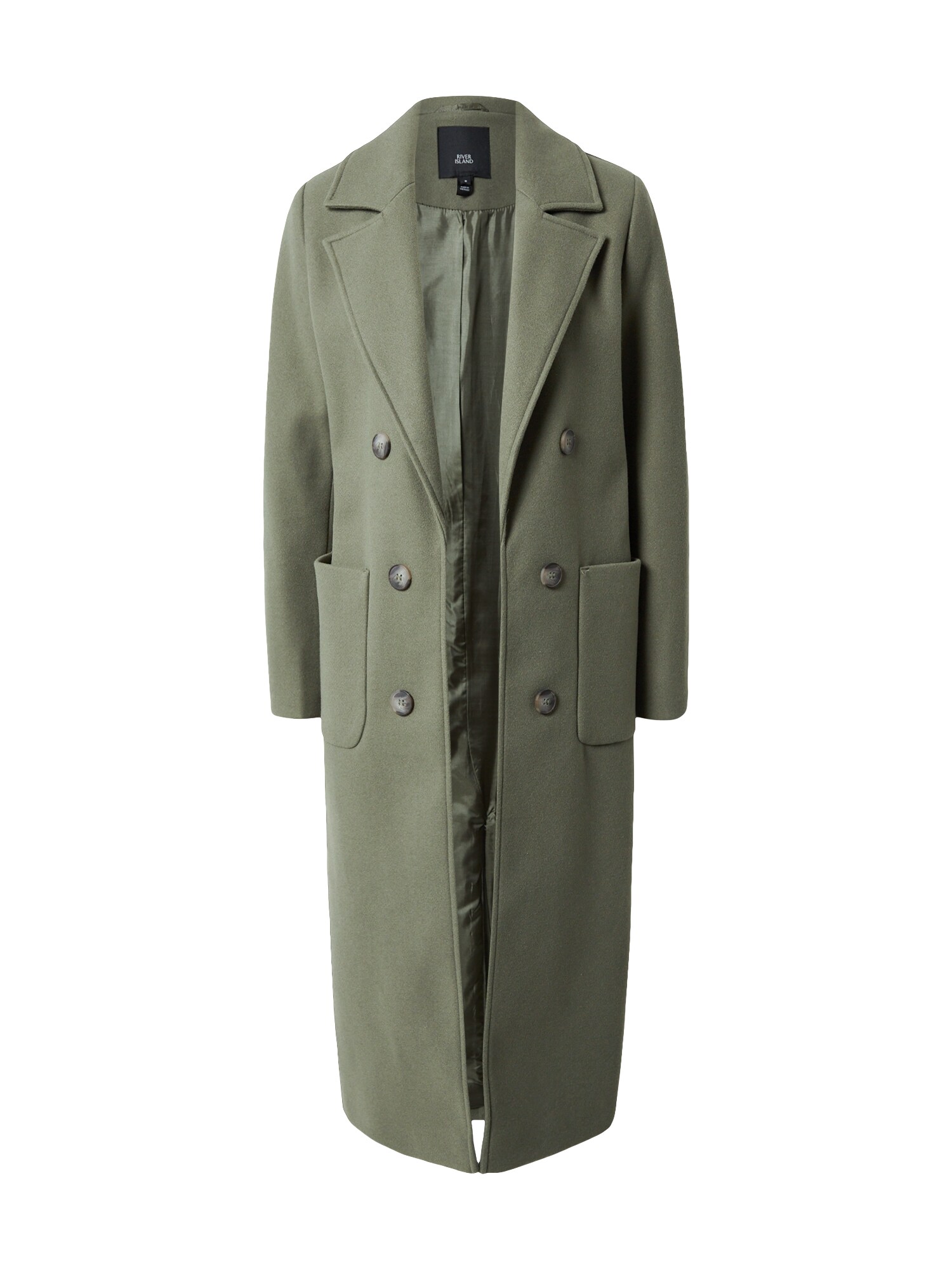 River Island Prehoden plašč  kaki