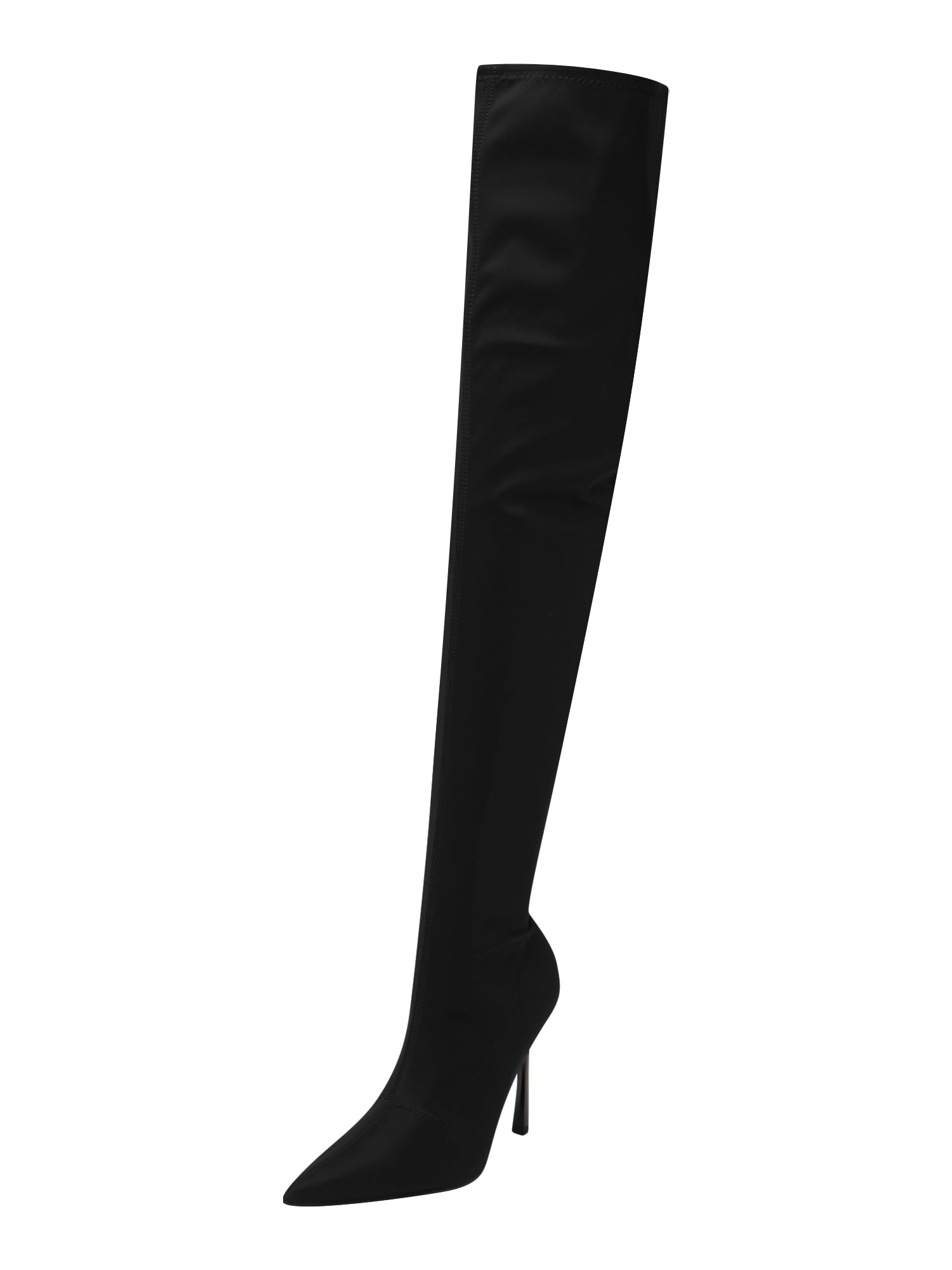 River Island Škornji čez koleno  črna