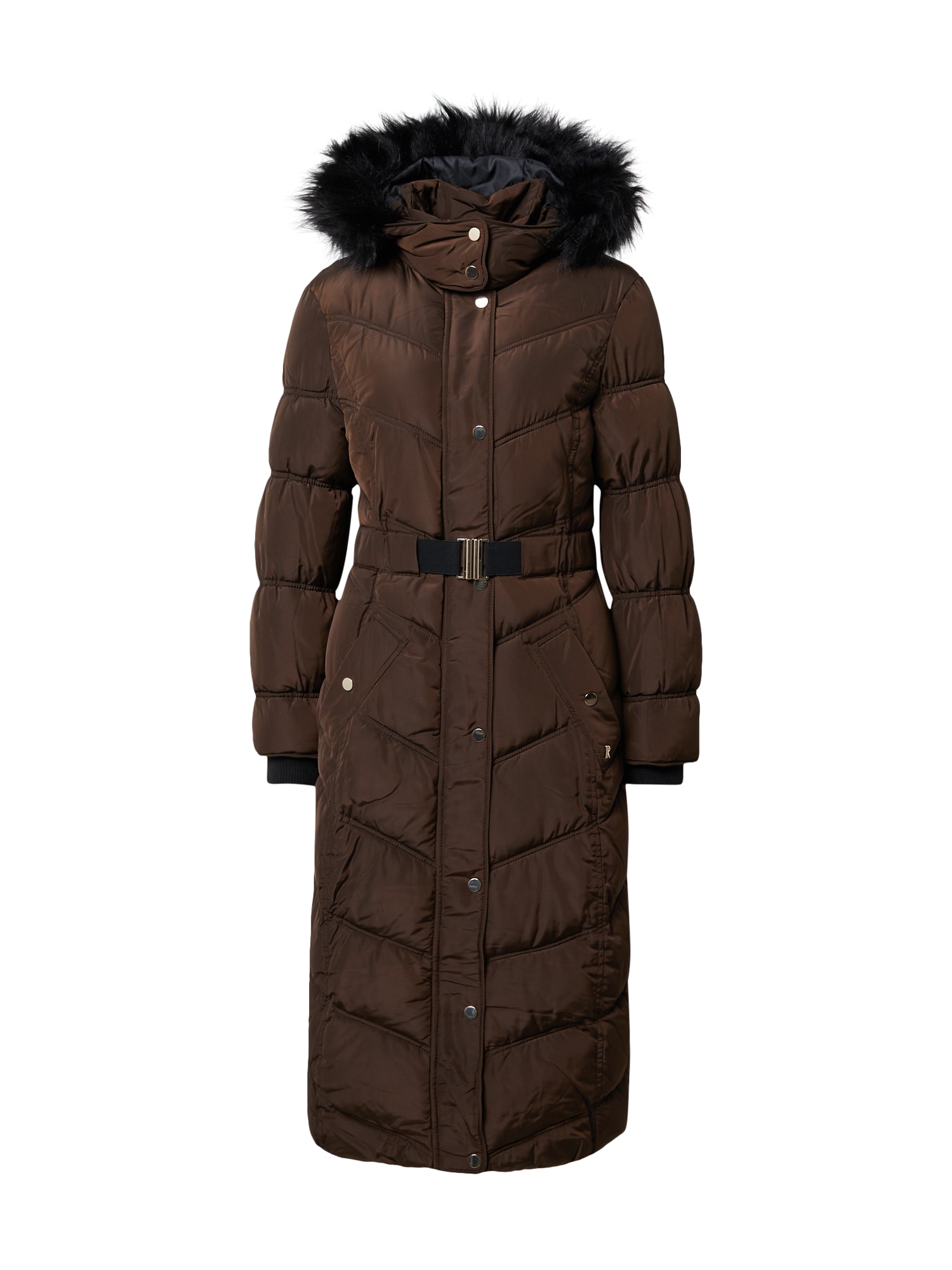 River Island Zimski plašč  čokolada
