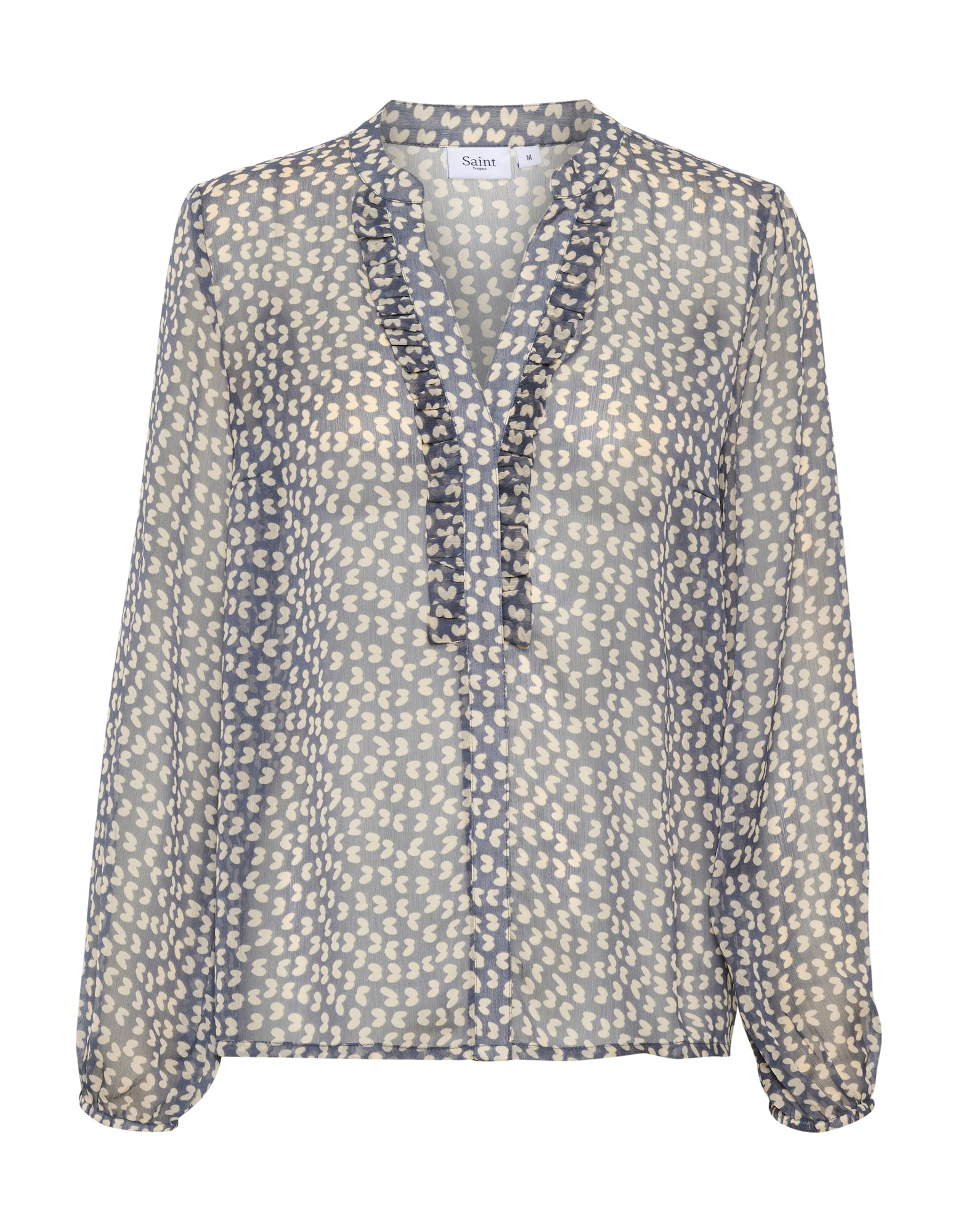 SAINT TROPEZ Bluza 'Valerie'  bež / mornarska