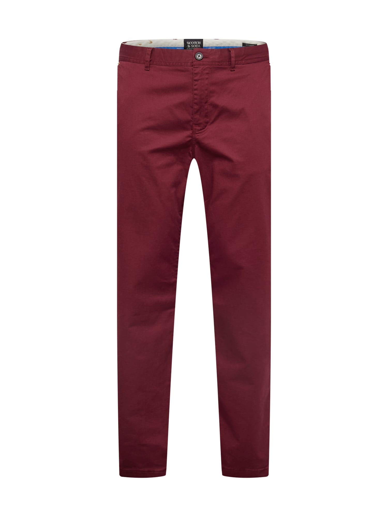 SCOTCH & SODA Chino hlače 'STUART'  bordo