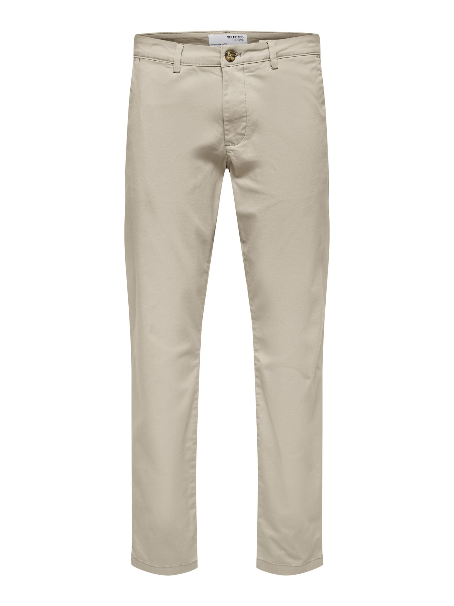 SELECTED HOMME Chino hlače 'New Miles'  svetlo siva