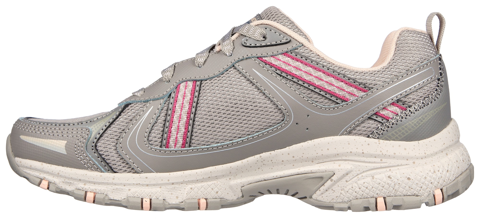 SKECHERS Nizke superge  siva / roza