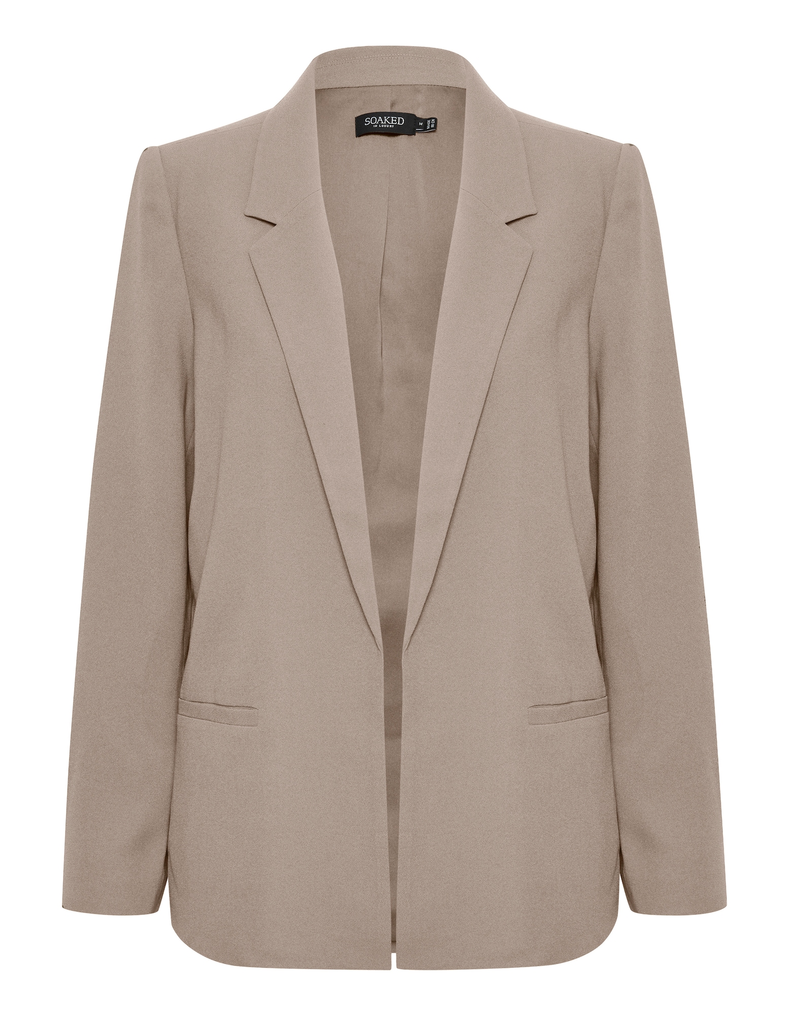 SOAKED IN LUXURY Blazer 'Shirley'  temno bež