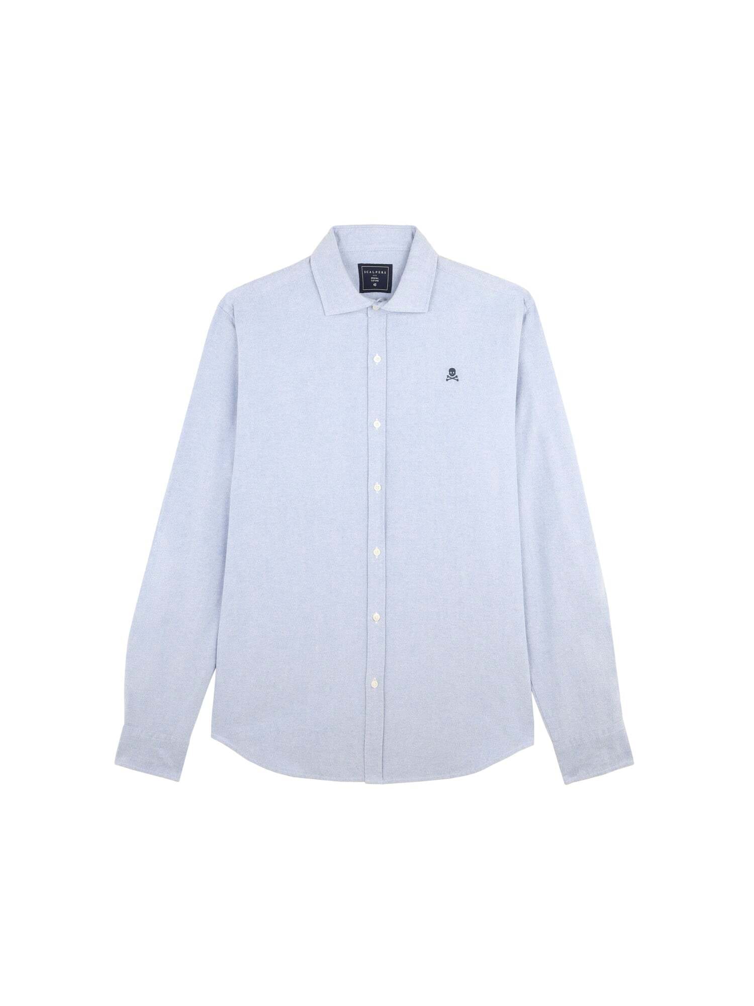 Scalpers Srajca 'Oxford Peach'  modra / črna