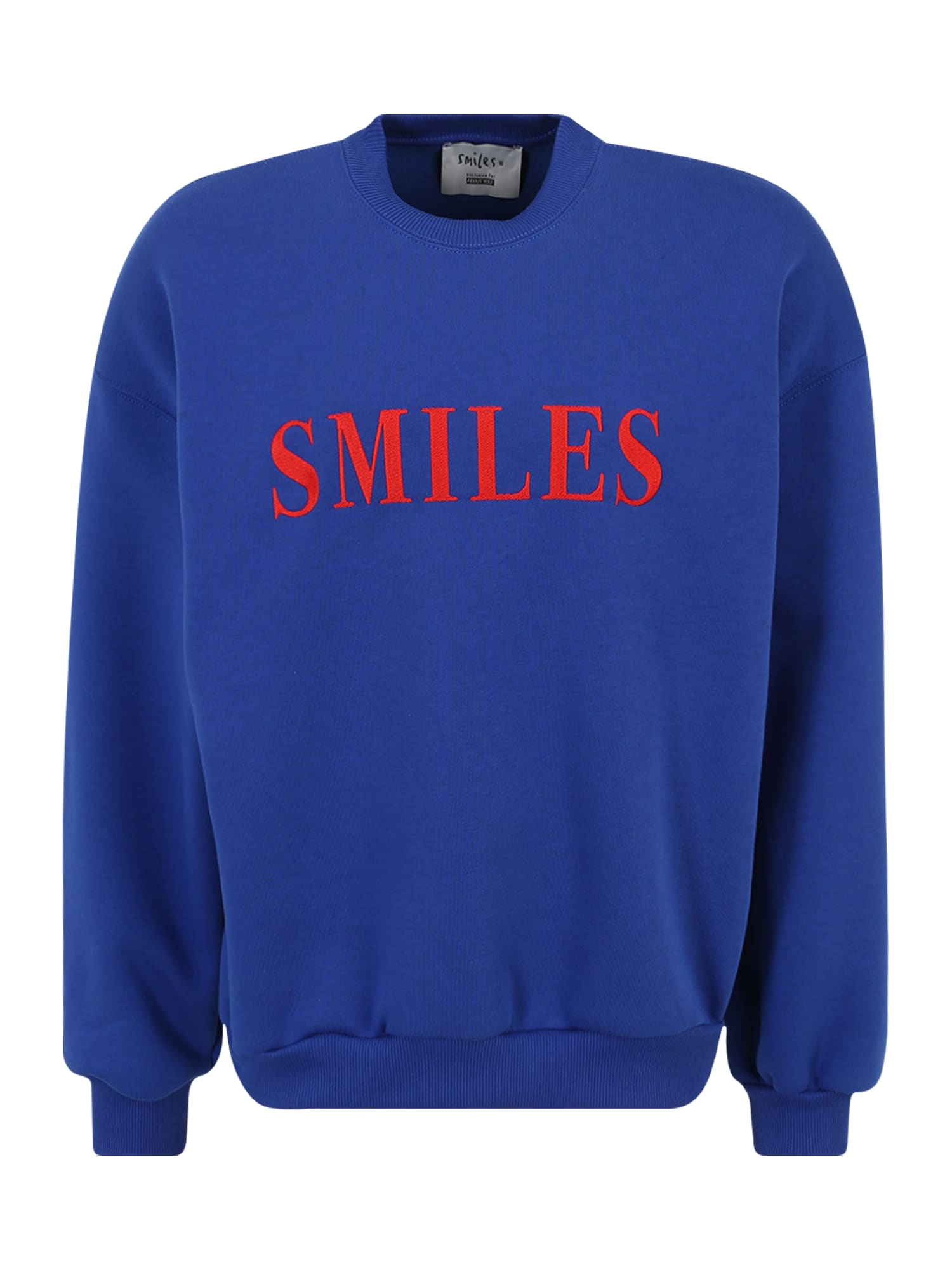 Smiles Majica 'Jay'  modra / rdeča