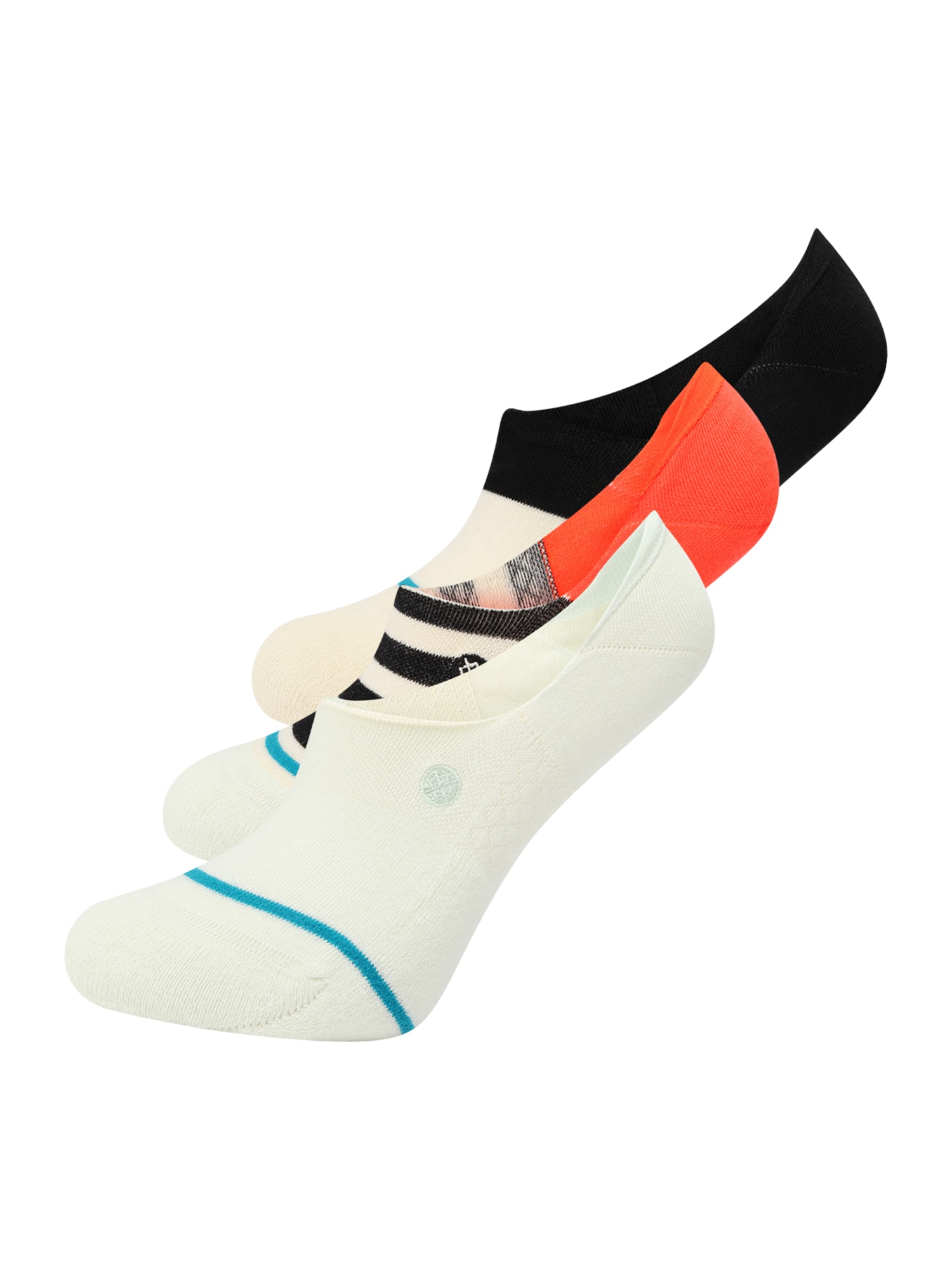 Stance Športne nogavice 'ABSOLUTE'  svetlo modra / temno oranžna / črna / bela
