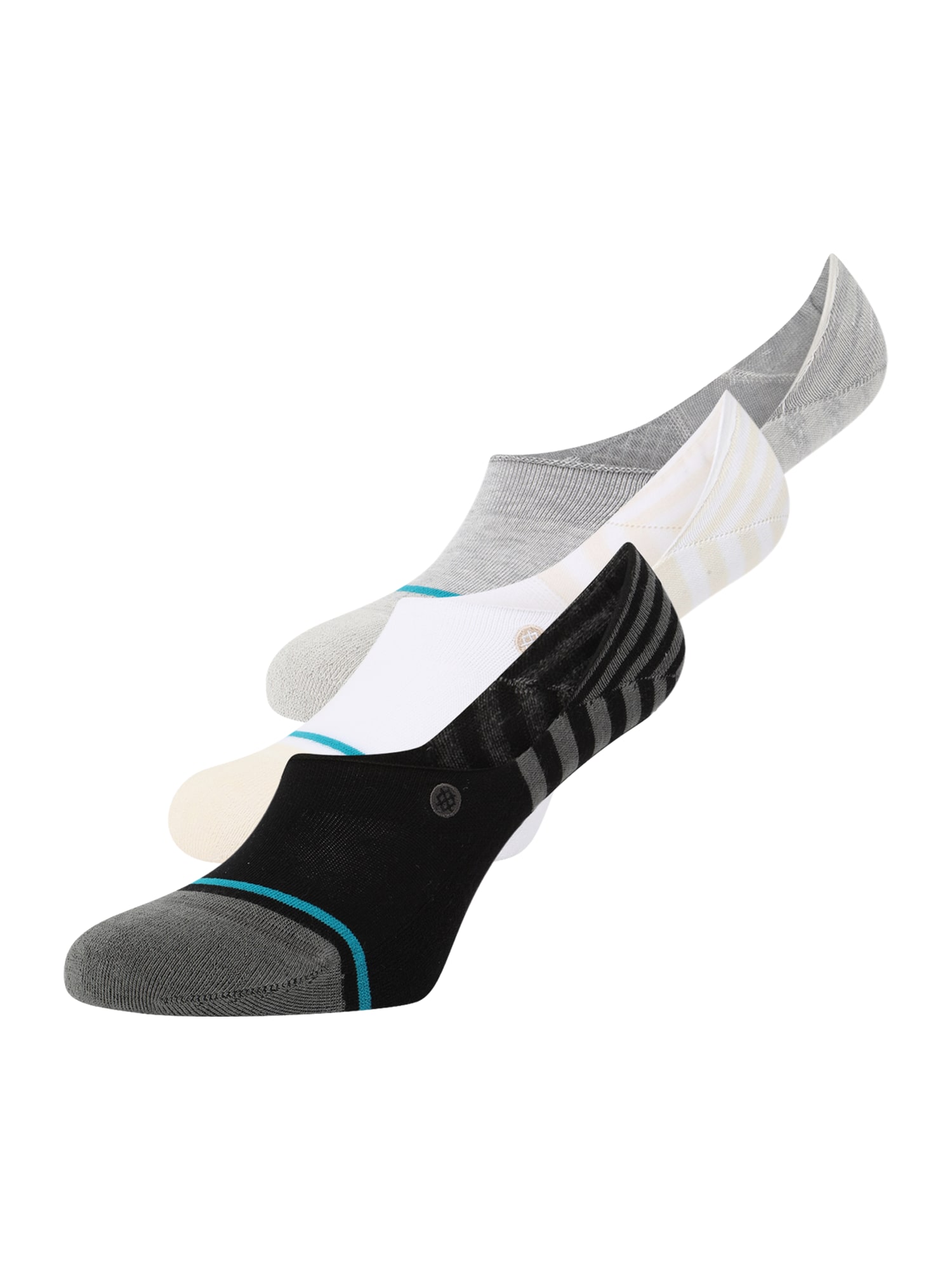Stance Športne nogavice  cijansko modra / siva / črna / bela