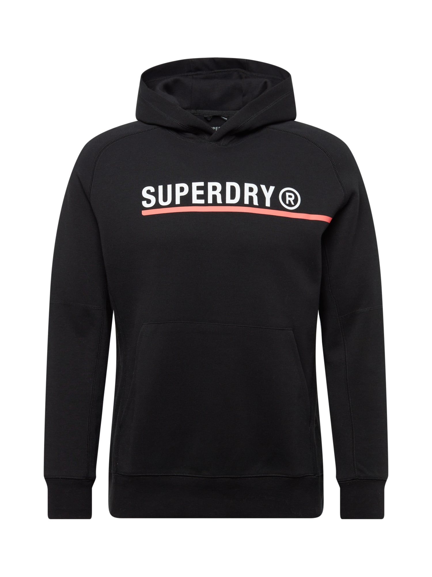 Superdry Majica  oranžna / črna / bela