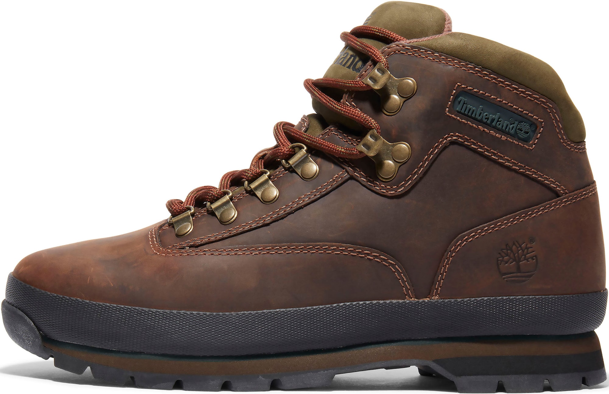 TIMBERLAND Gležnarji z vezalkami 'Euro Hiker'  temno rjava