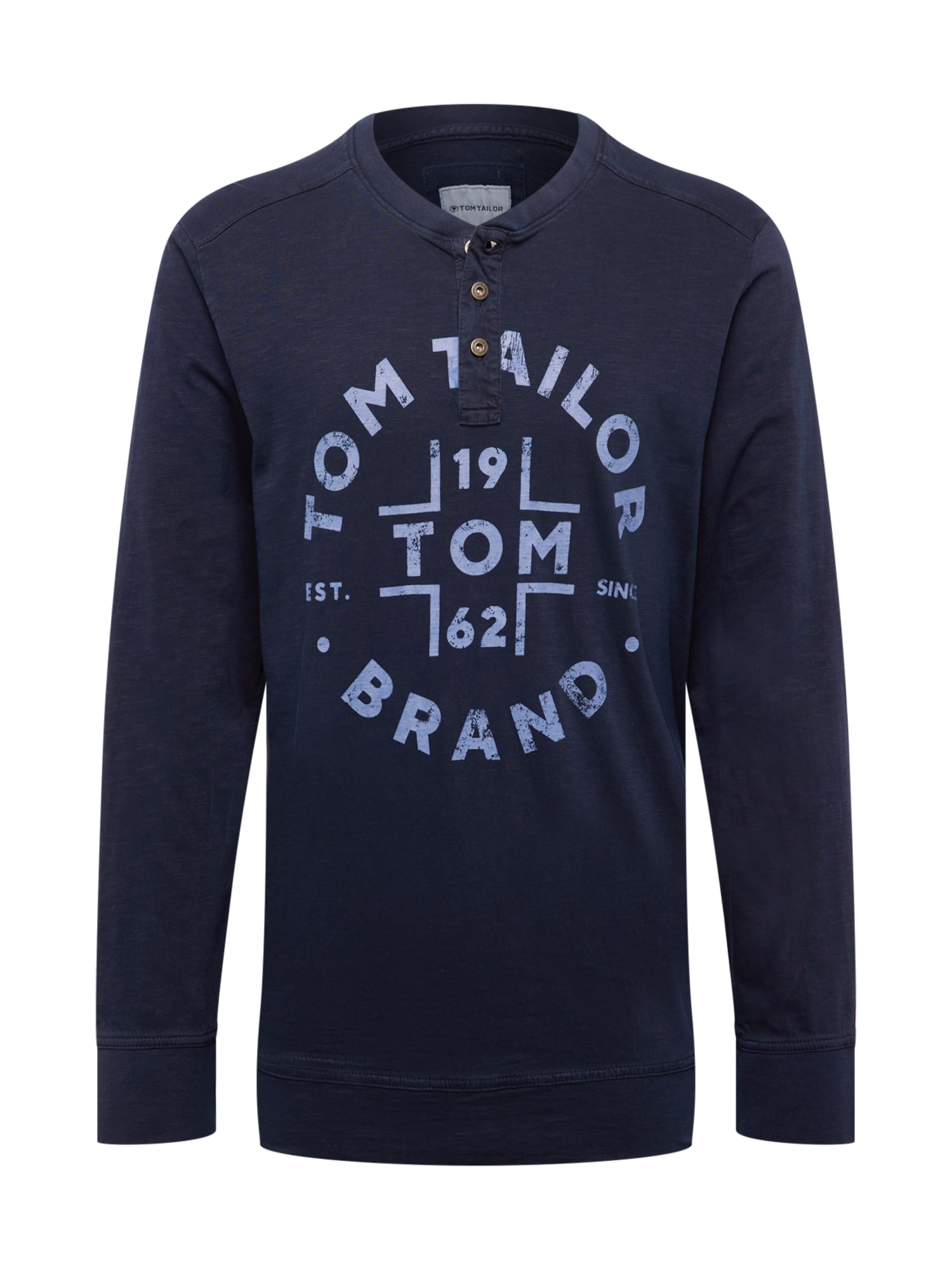 TOM TAILOR Majica  dimno modra / temno modra