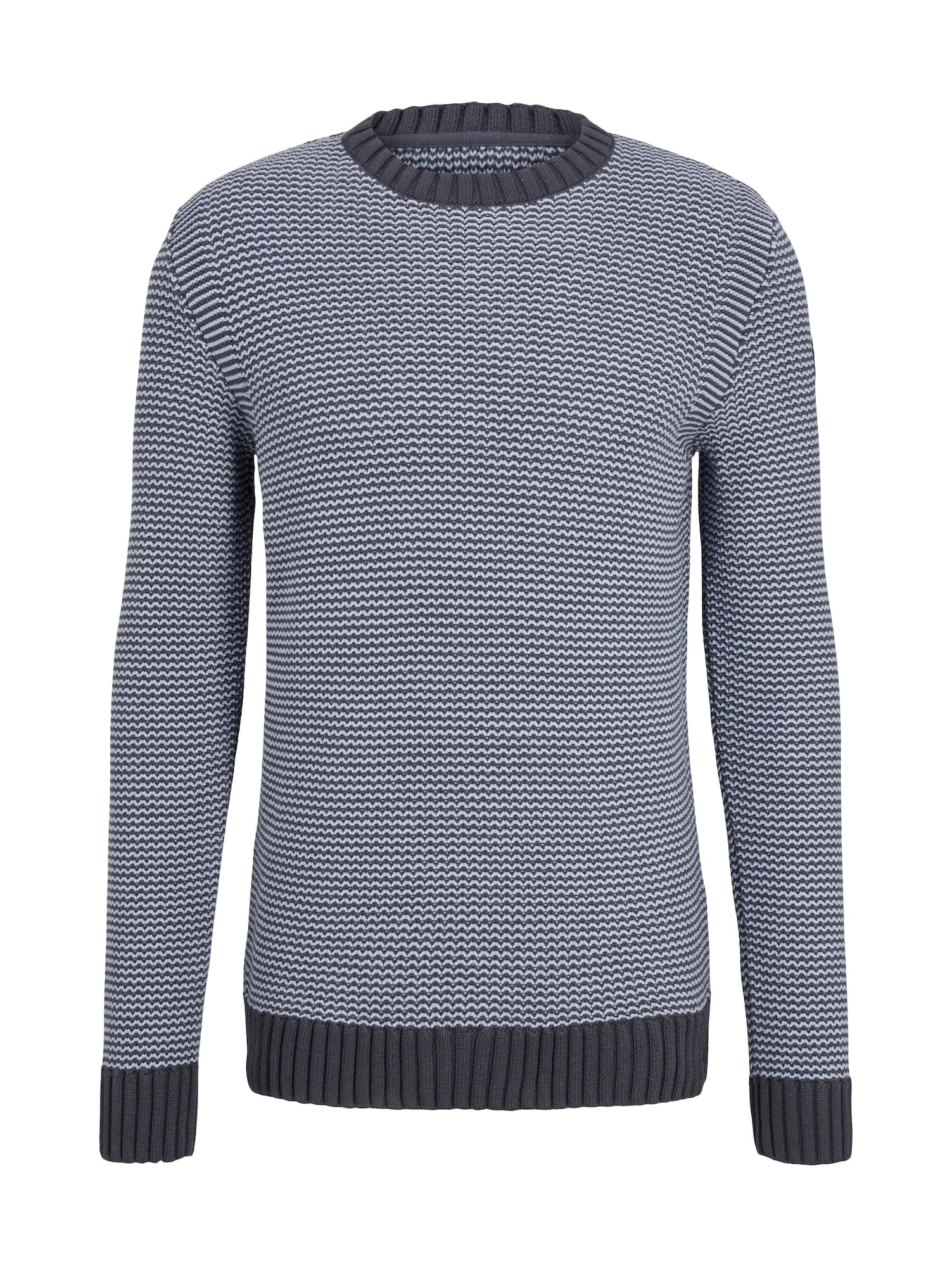 TOM TAILOR Pulover  mornarska / bela