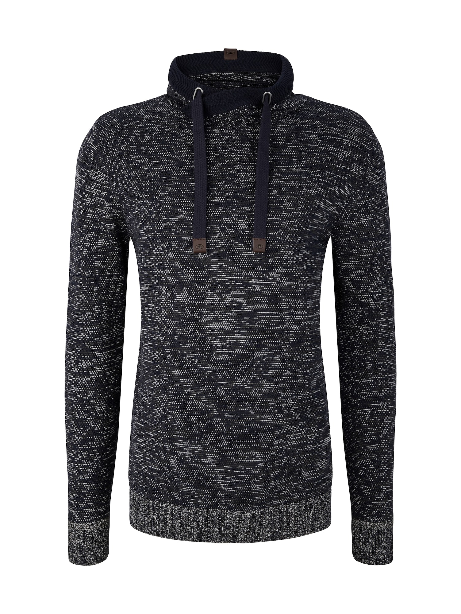 TOM TAILOR Pulover  mornarska / kaki / bela
