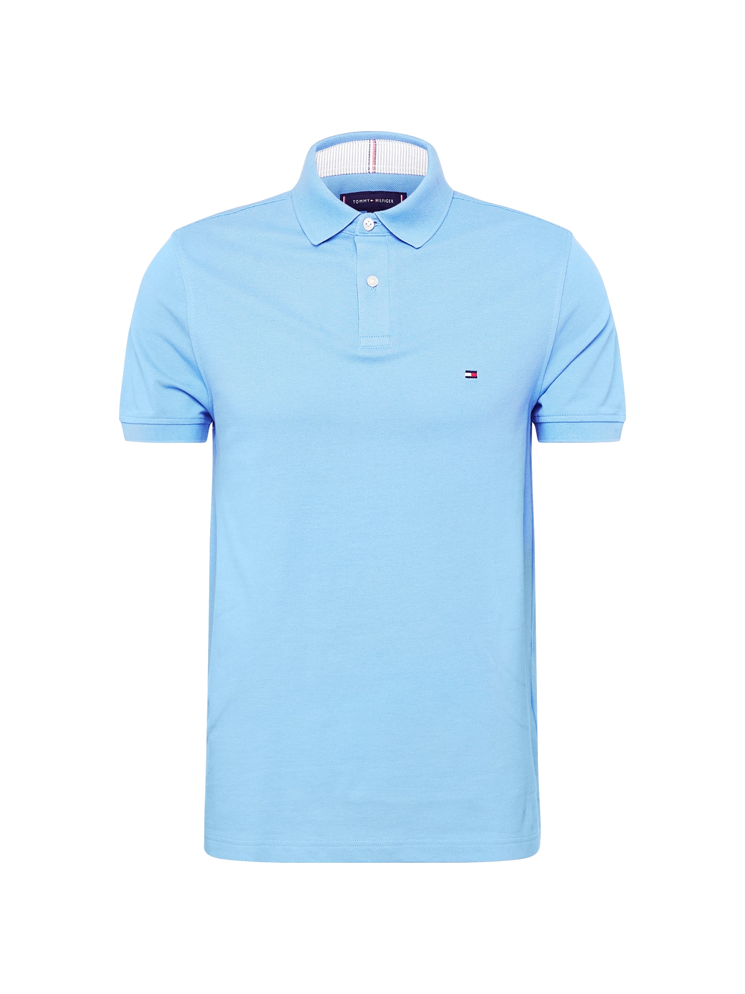 TOMMY HILFIGER Majica  mornarska / nebeško modra / rdeča / bela