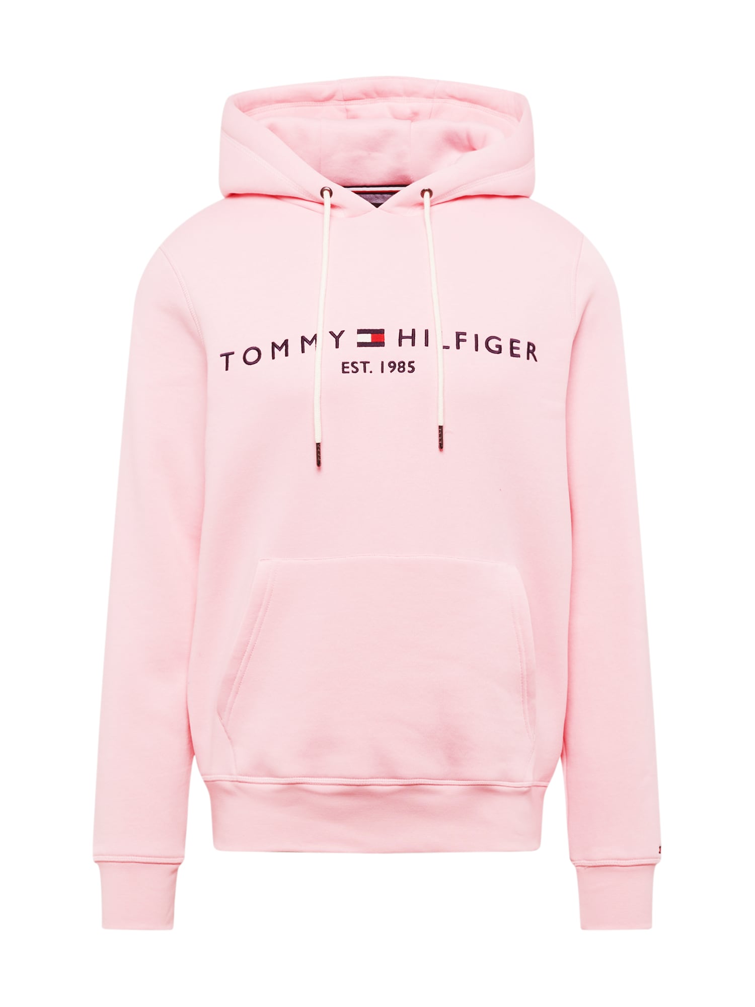 TOMMY HILFIGER Majica  mornarska / roza / rdeča / bela