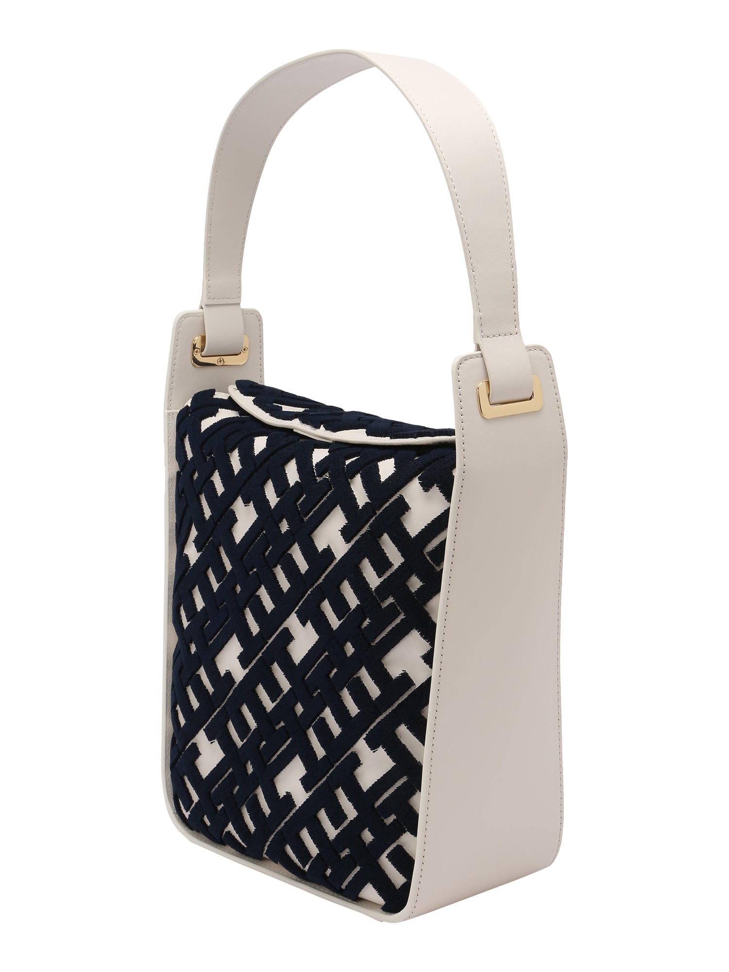 TOMMY HILFIGER Nakupovalna torba  ecru / mornarska