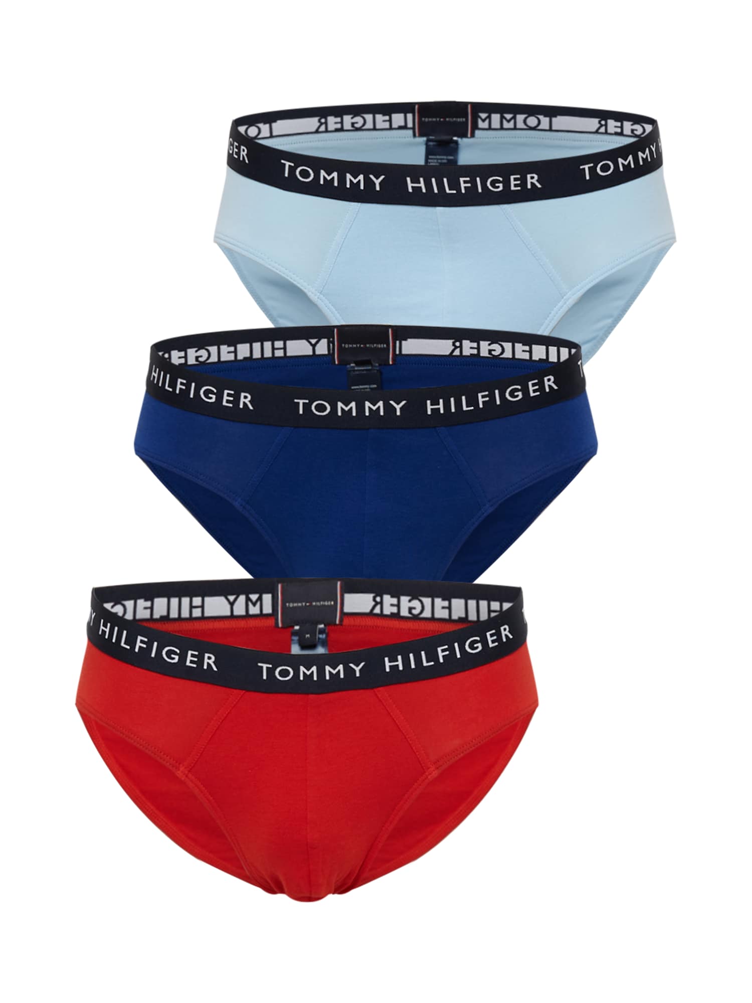 Tommy Hilfiger Underwear Spodnje hlačke  mornarska / svetlo modra / rjasto rdeča / črna