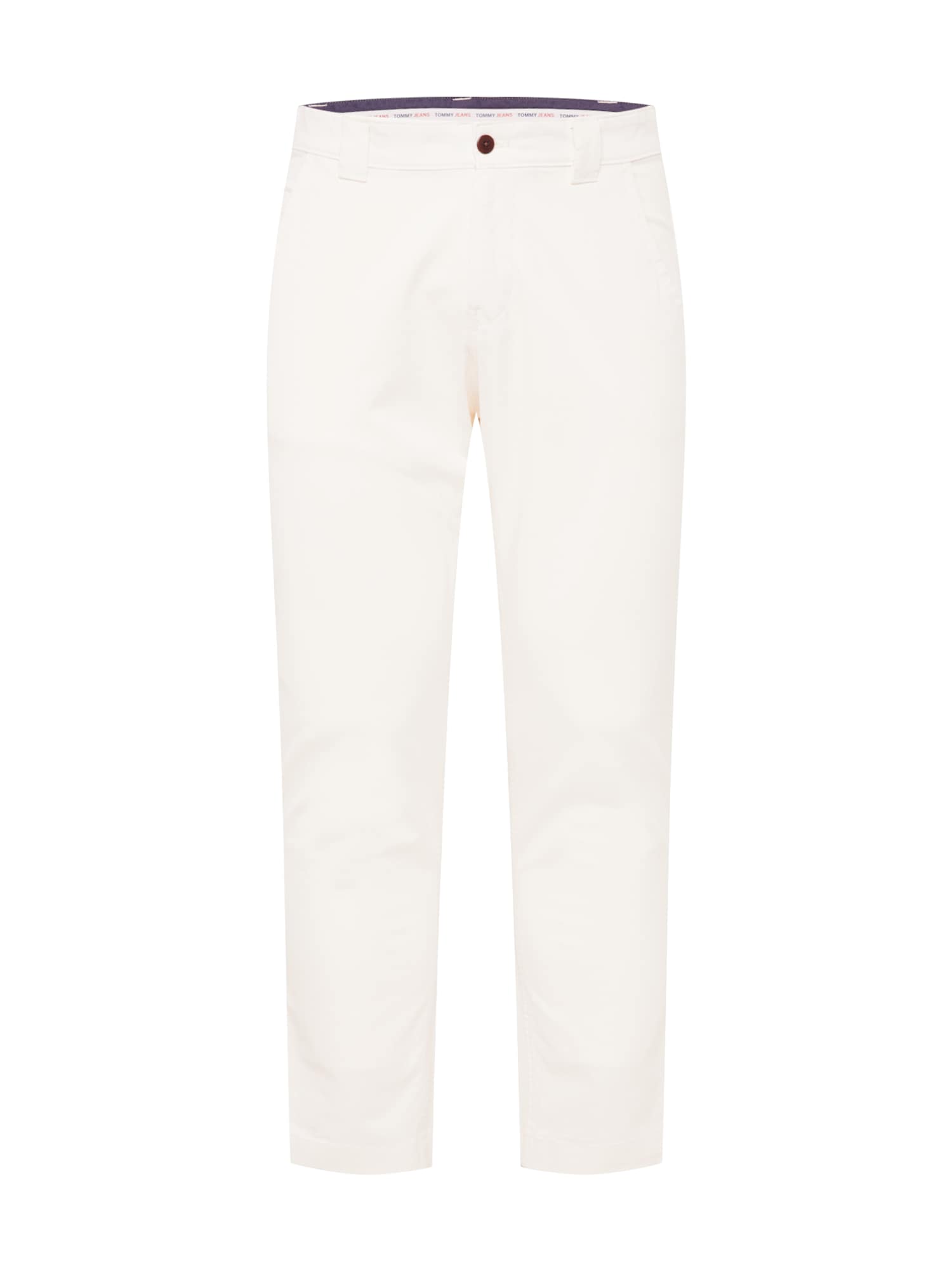 Tommy Jeans Chino hlače 'SCANTON'  bela