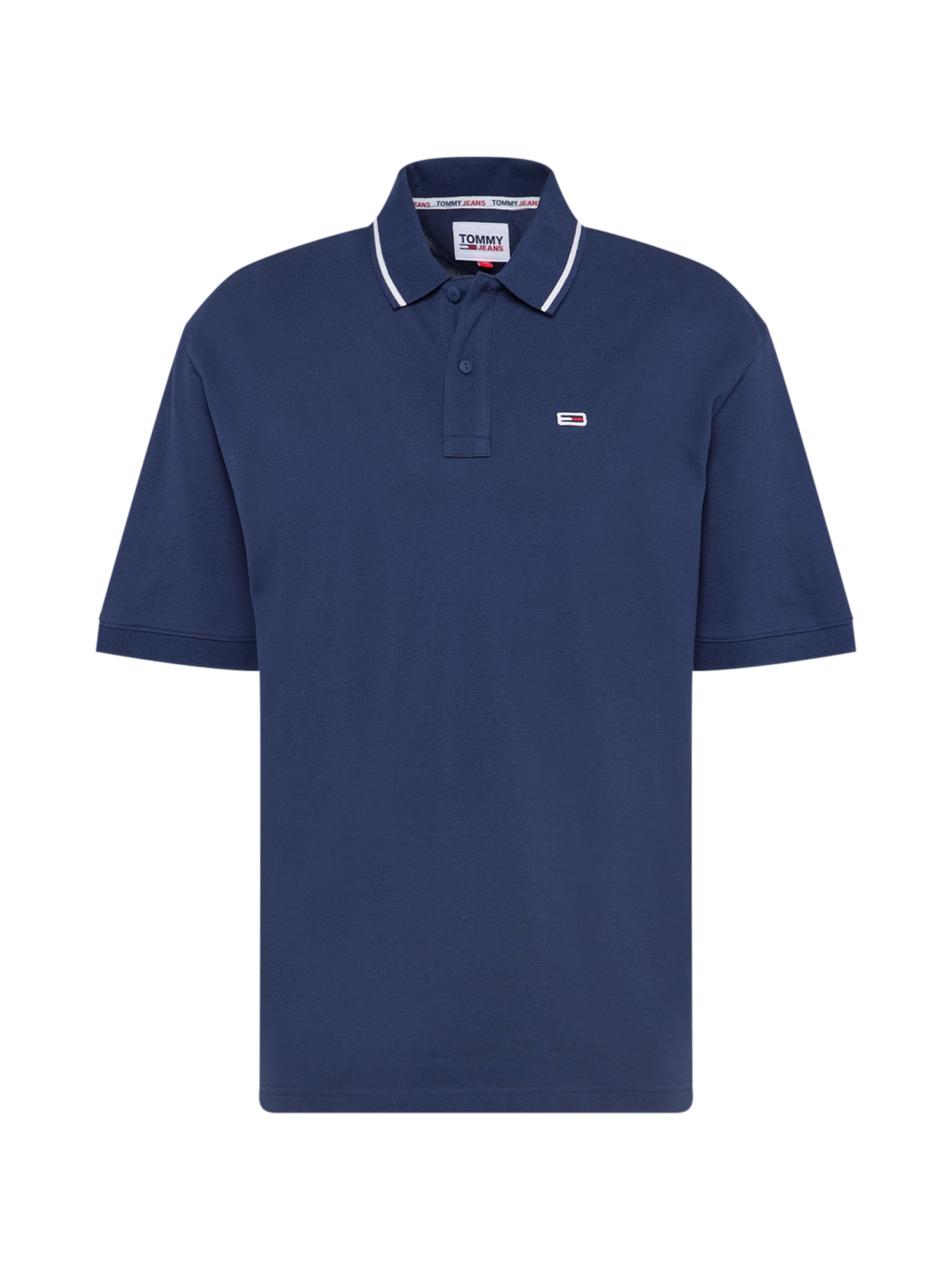 Tommy Jeans Majica  mornarska / rdeča / bela
