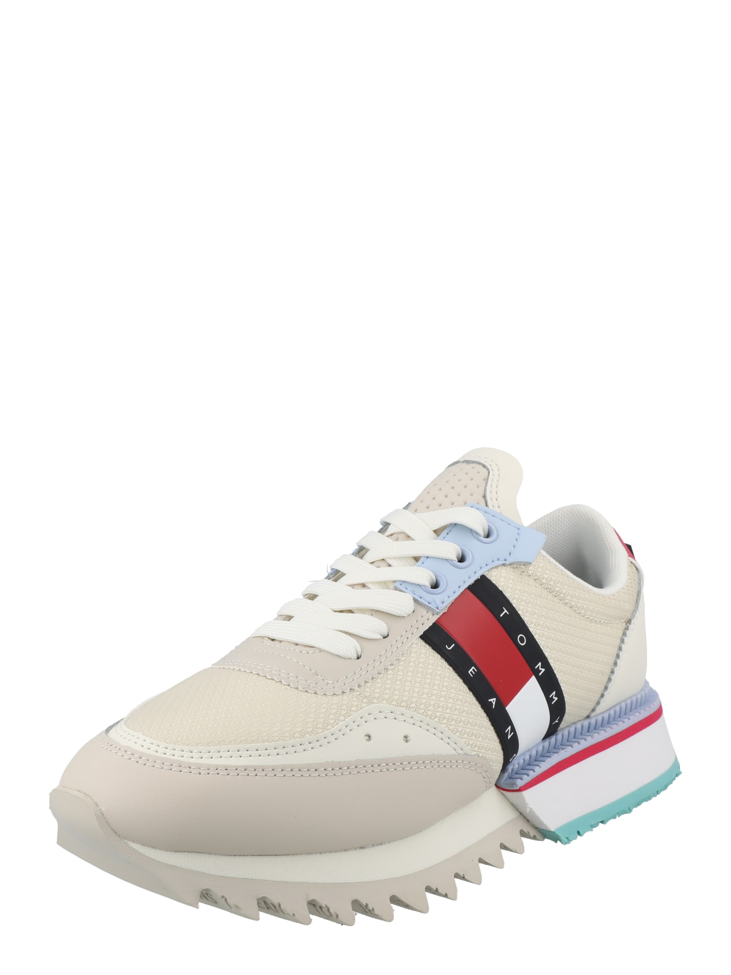 Tommy Jeans Nizke superge  bež / marine / rdeča / bela