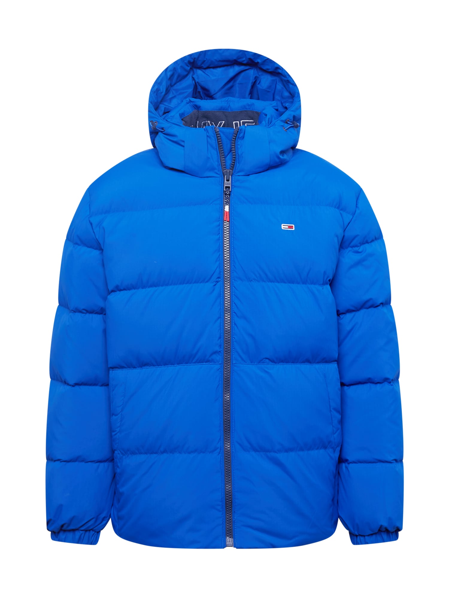 Tommy Jeans Prehodna jakna  mornarska / azur / rdeča / bela
