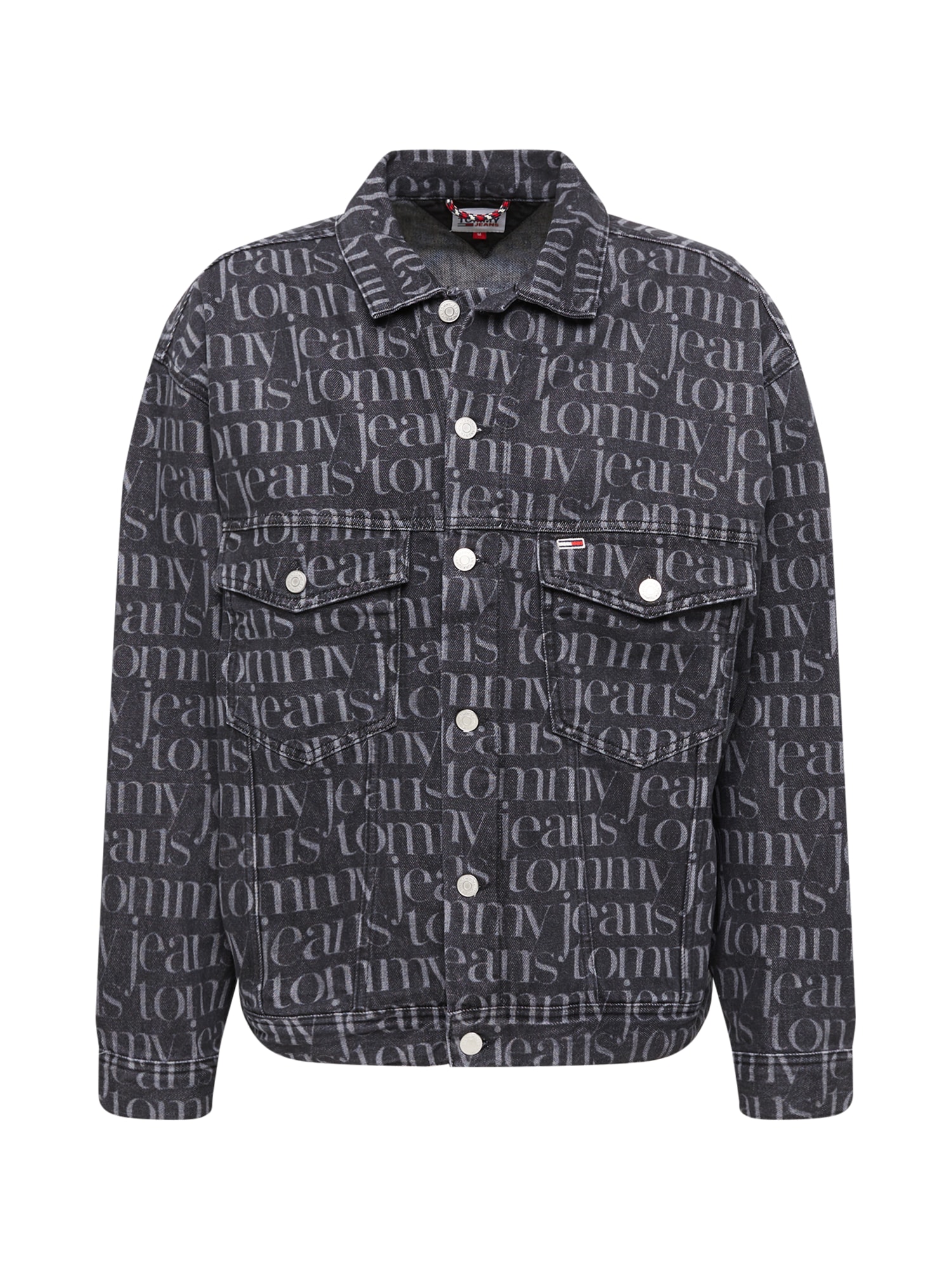 Tommy Jeans Prehodna jakna  siva / antracit