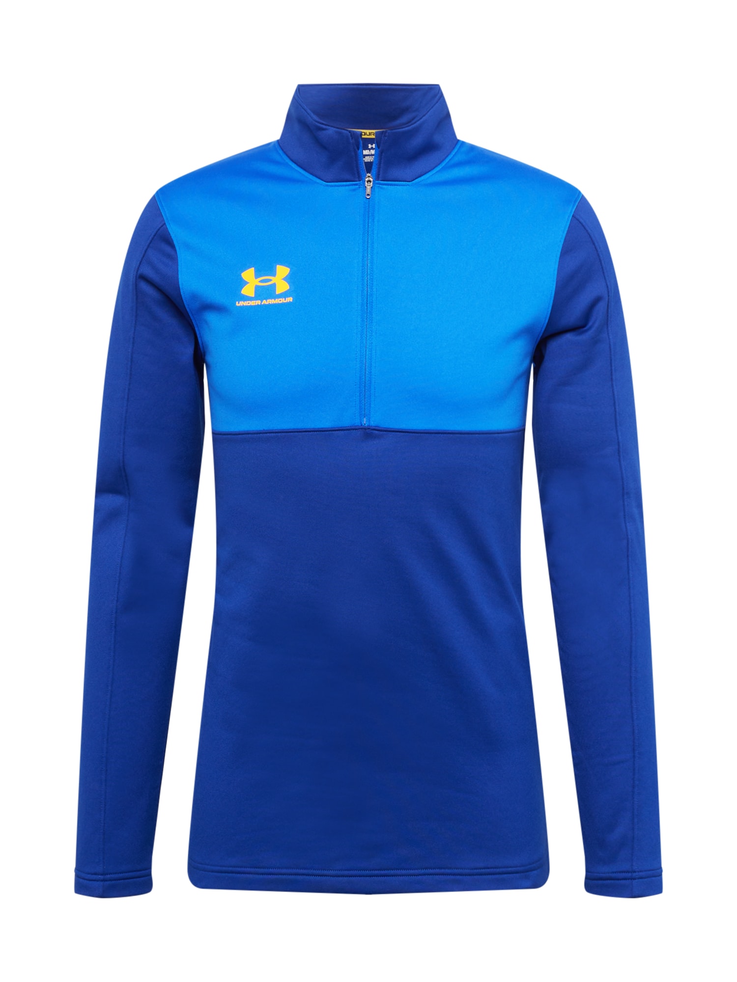 UNDER ARMOUR Funkcionalna majica 'Challenger'  modra / svetlo modra / rumena