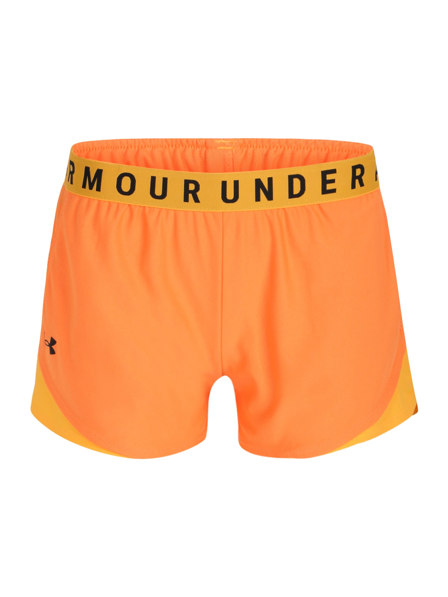 UNDER ARMOUR Športne hlače 'Play Up 3.0'  oranžna / črna