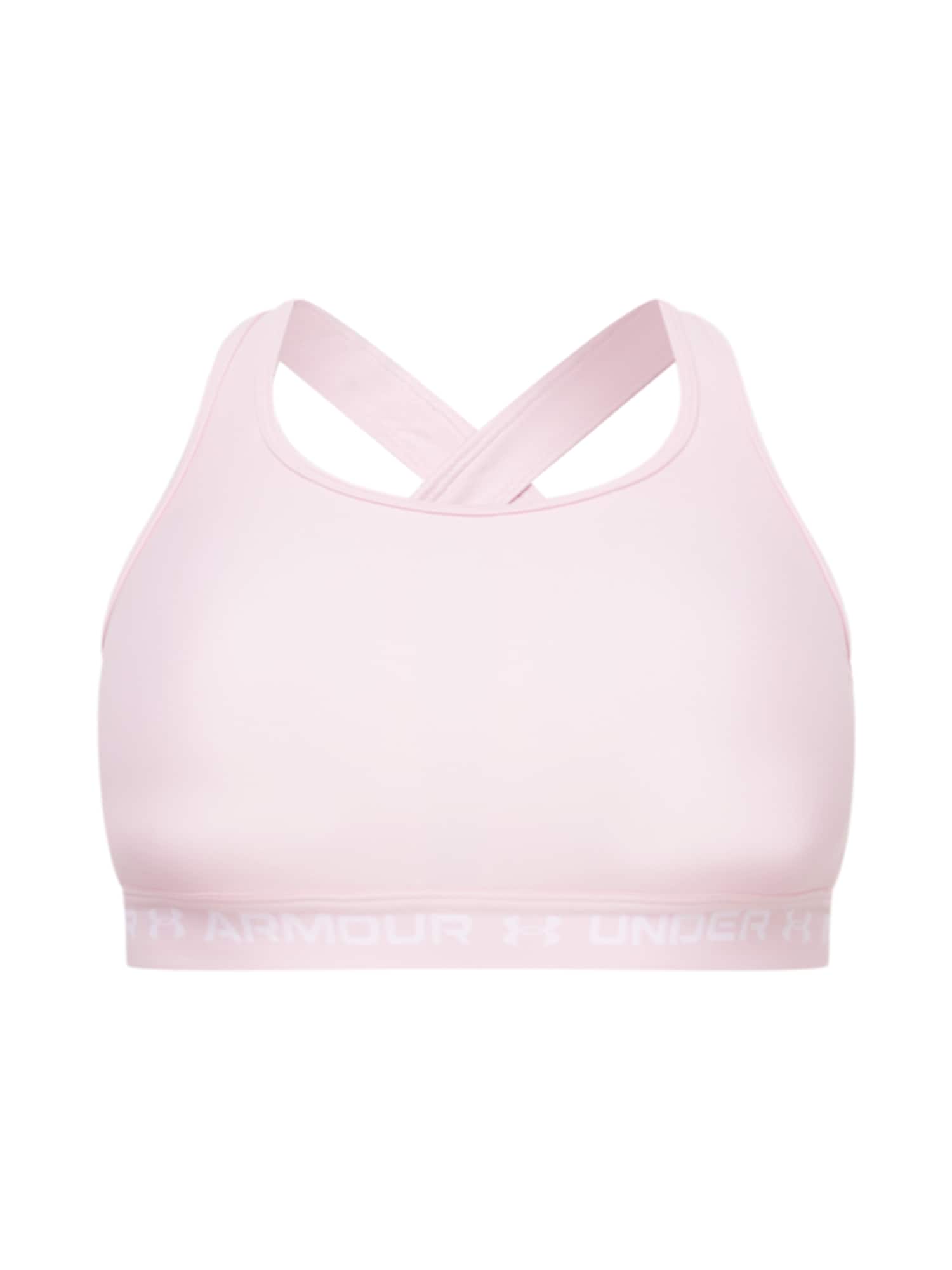 UNDER ARMOUR Športni nederček  roza / bela
