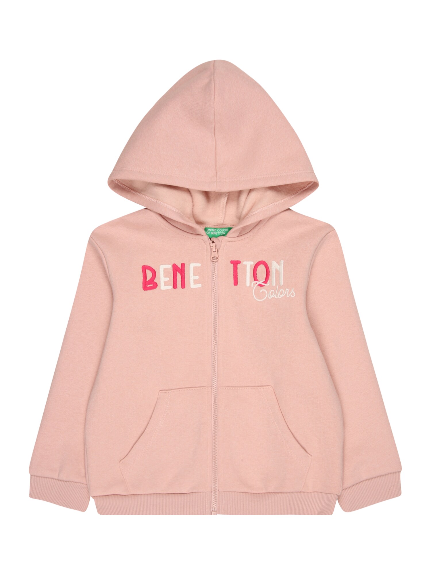 UNITED COLORS OF BENETTON Jopa na zadrgo  roza / rosé / bela