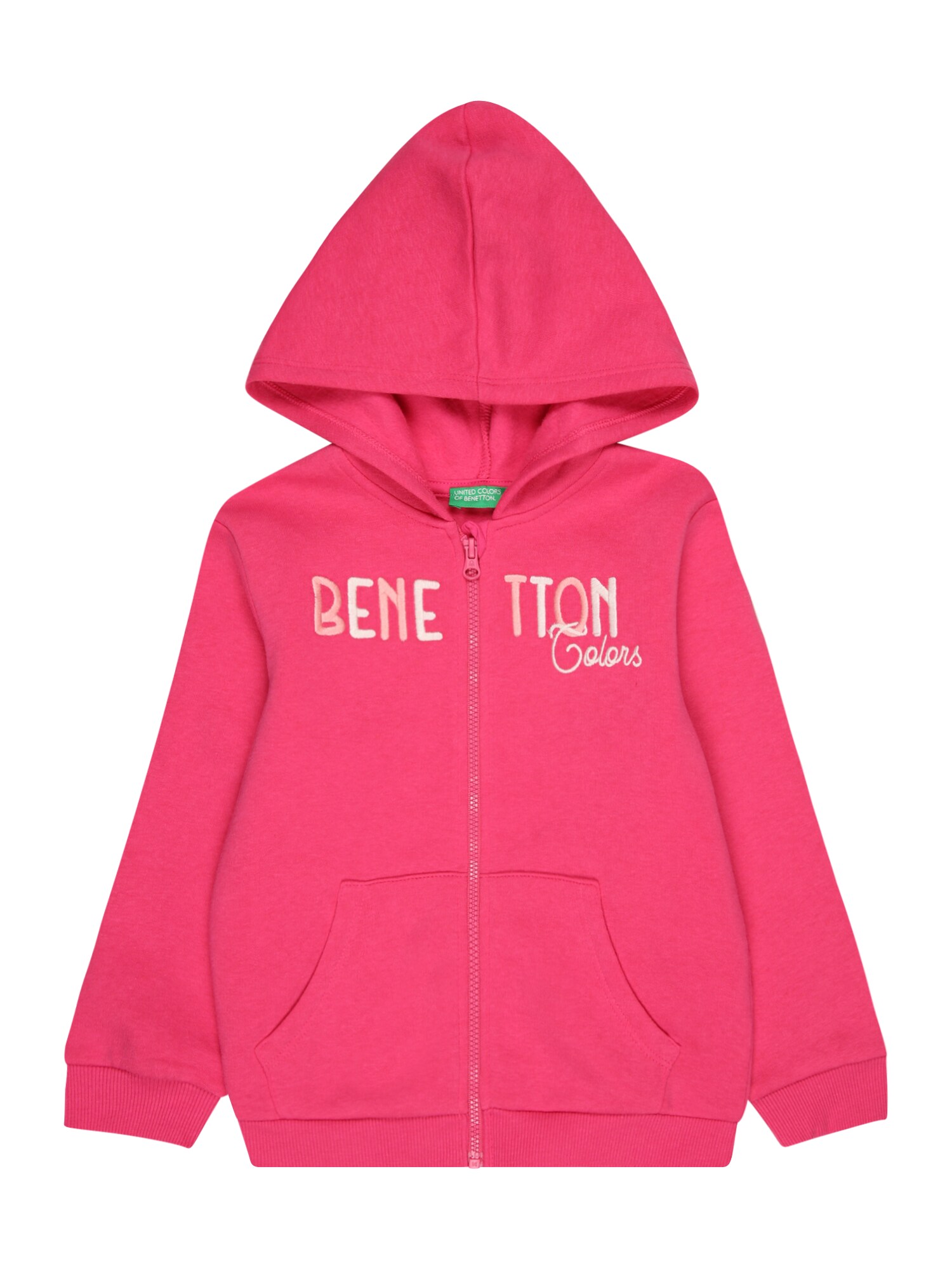 UNITED COLORS OF BENETTON Jopa na zadrgo  roza / roza / rosé / bela
