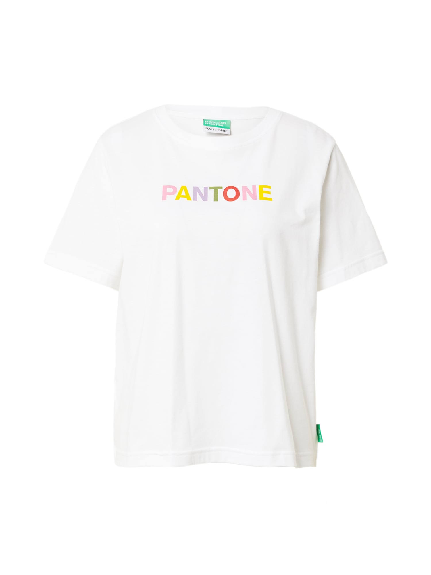 UNITED COLORS OF BENETTON Majica  mešane barve / bela