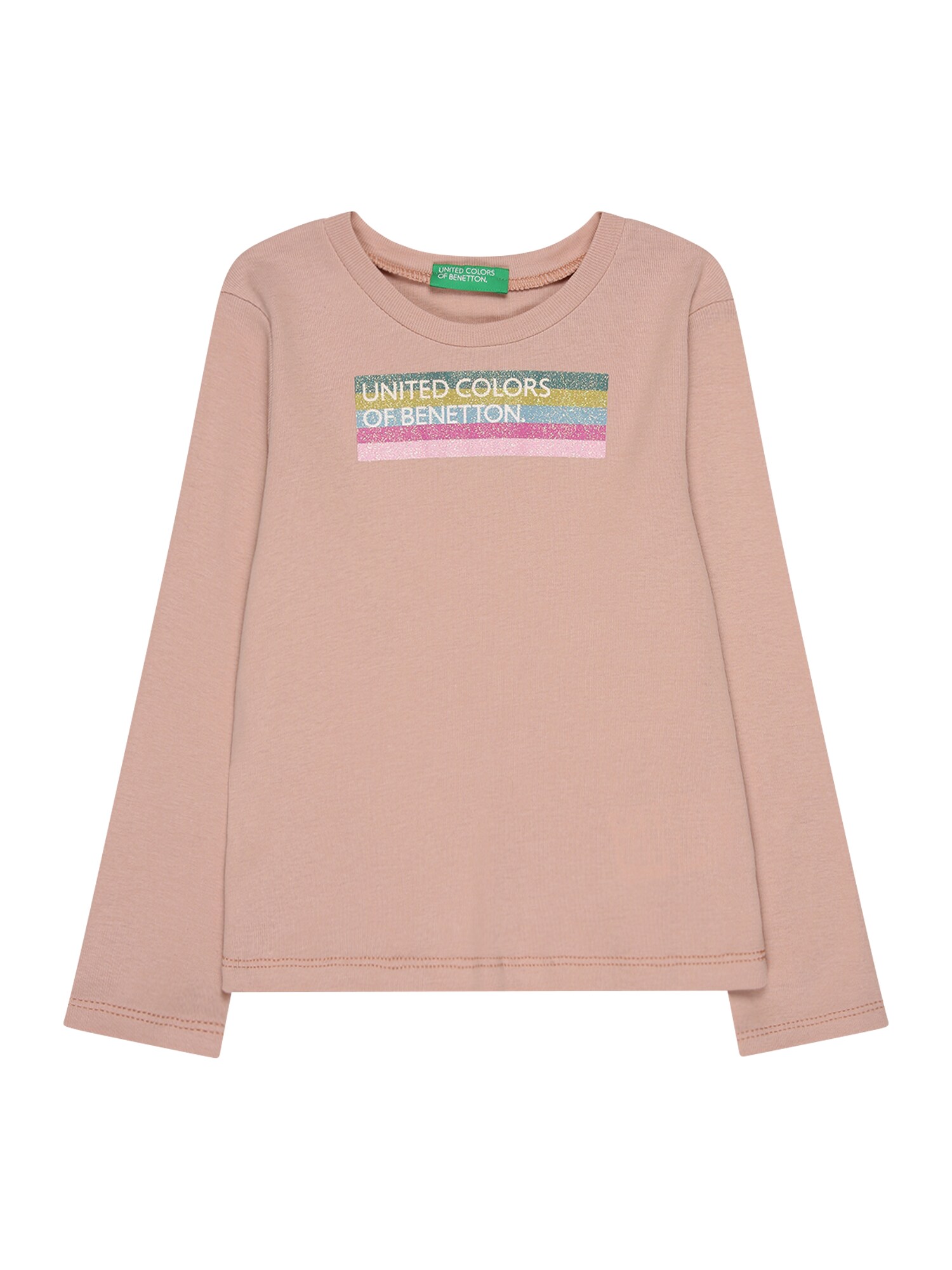 UNITED COLORS OF BENETTON Majica  mešane barve / staro roza