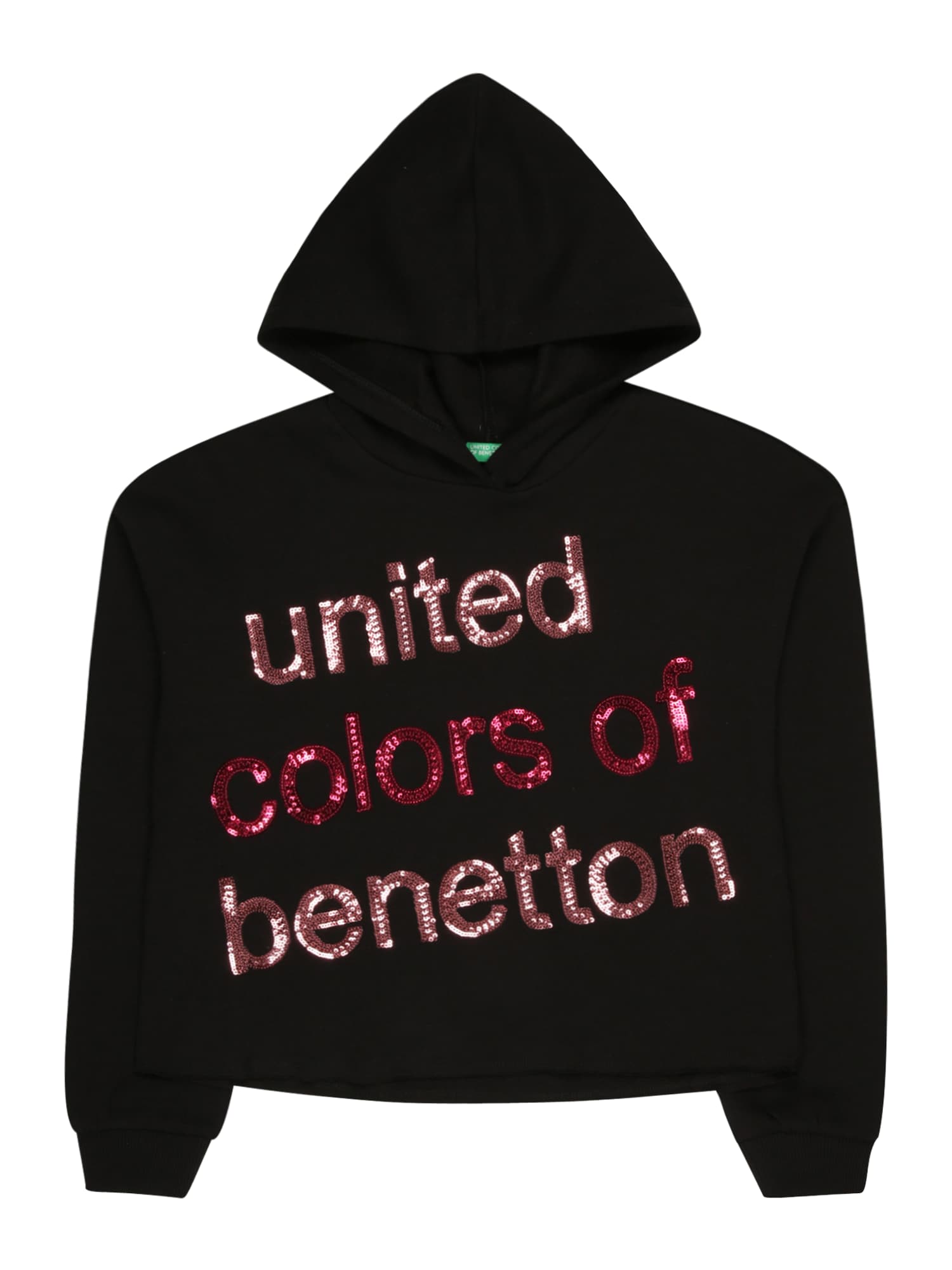 UNITED COLORS OF BENETTON Majica  rožnato zlata / rdeča / črna