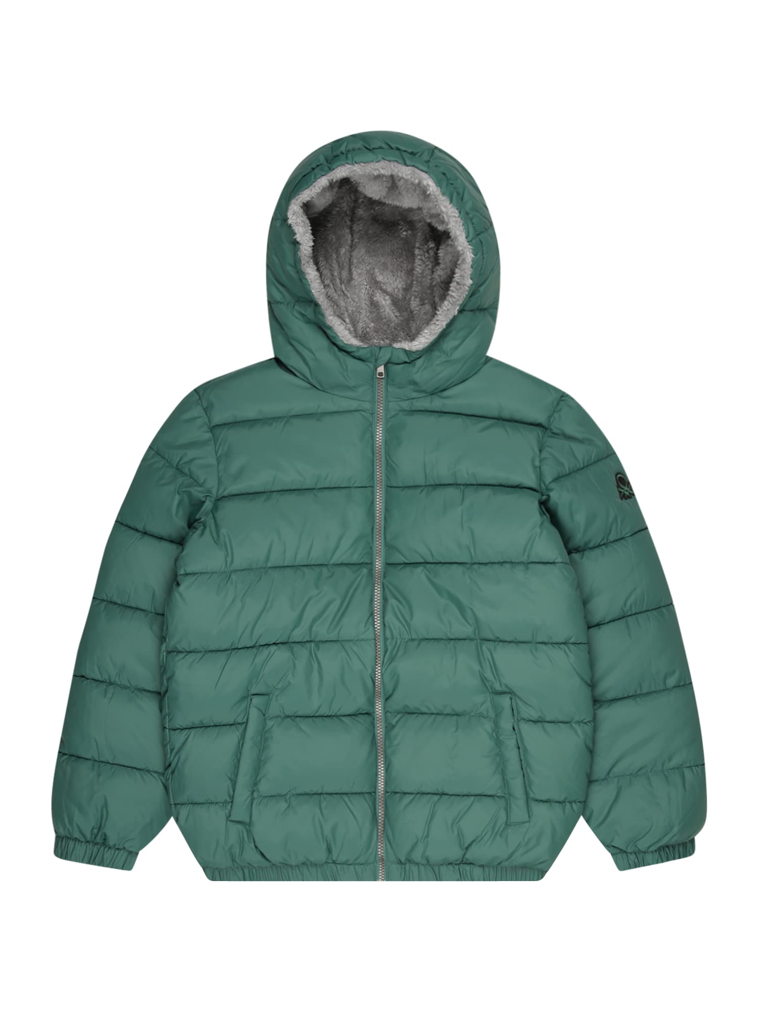 UNITED COLORS OF BENETTON Prehodna jakna  temno zelena