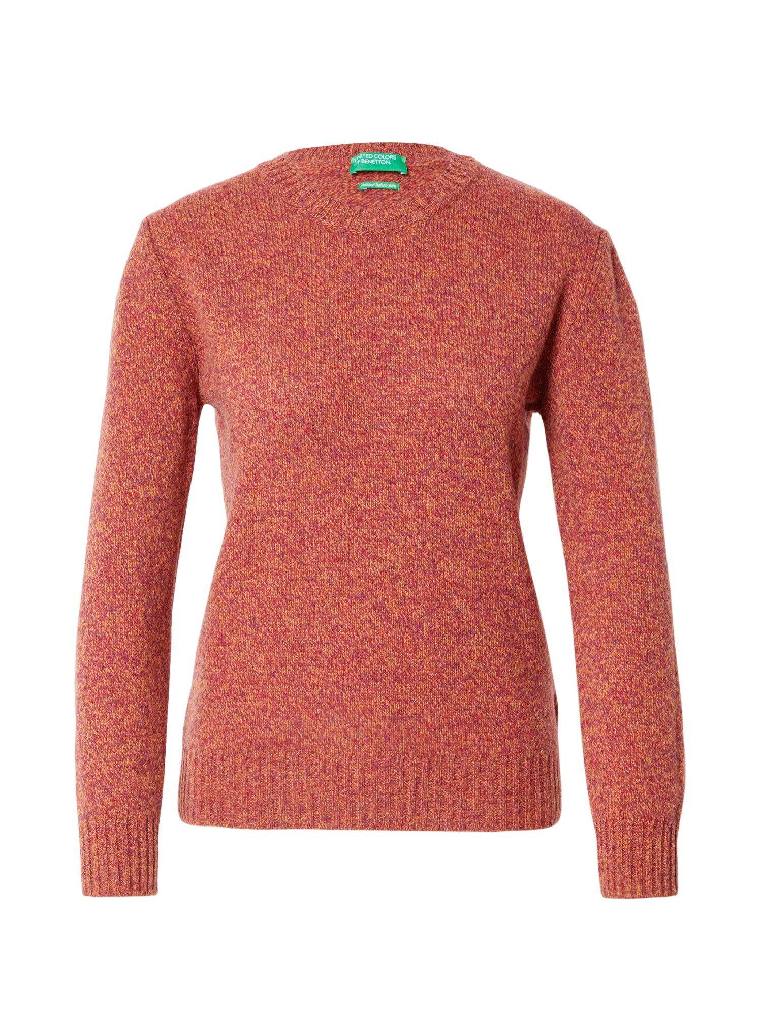 UNITED COLORS OF BENETTON Pulover  oranžna / temno oranžna / roza