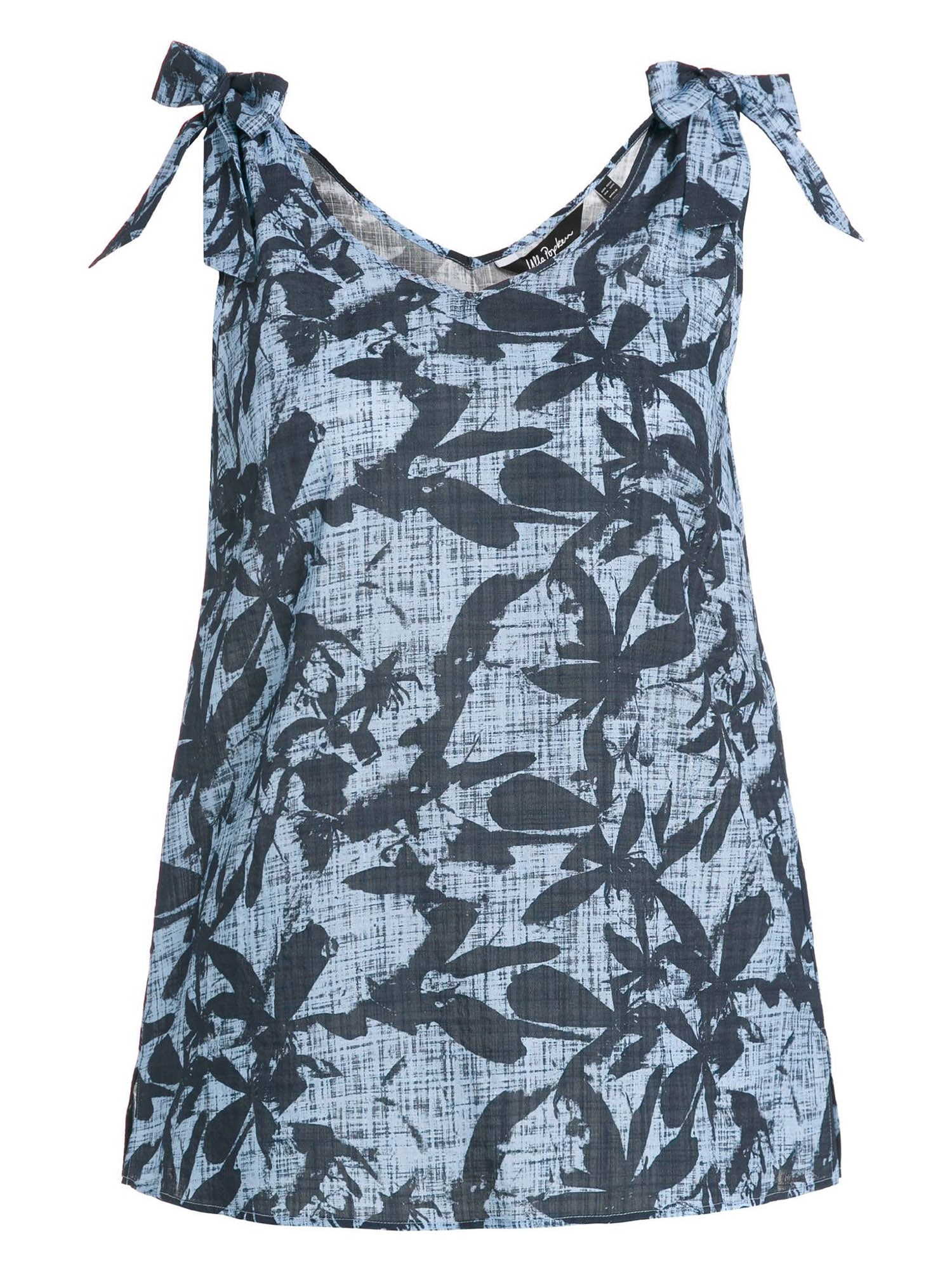Ulla Popken Top  marine / golobje modra