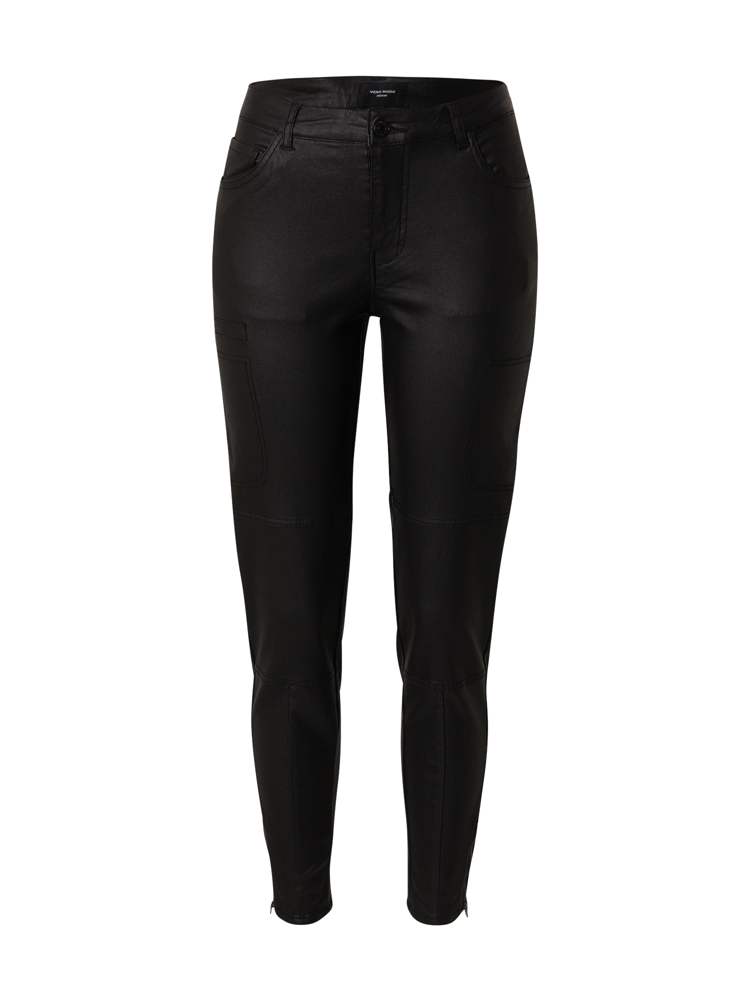 VERO MODA Kargo hlače 'WISH'  črna