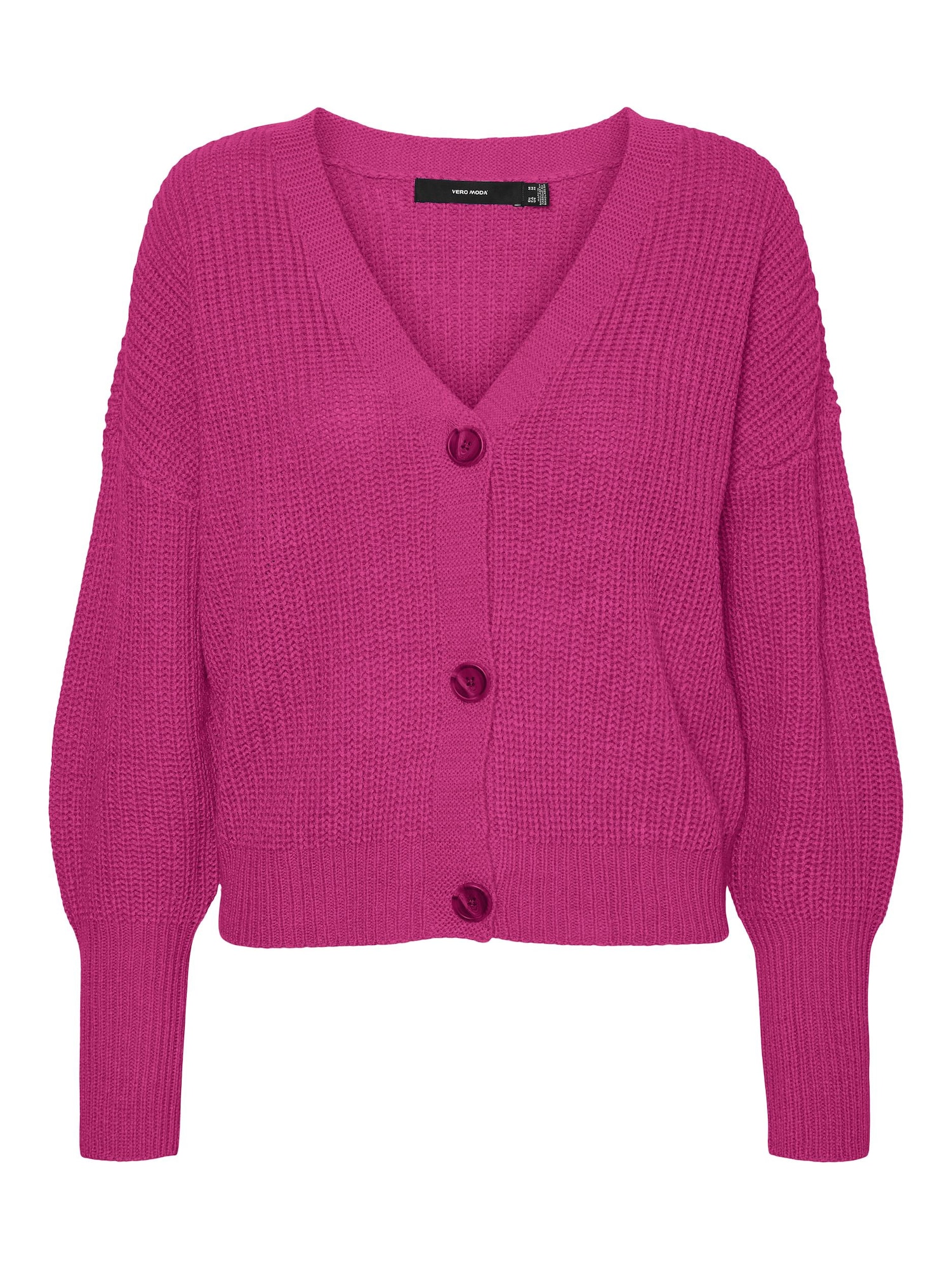 VERO MODA Pletena jopa 'Lea'  magenta