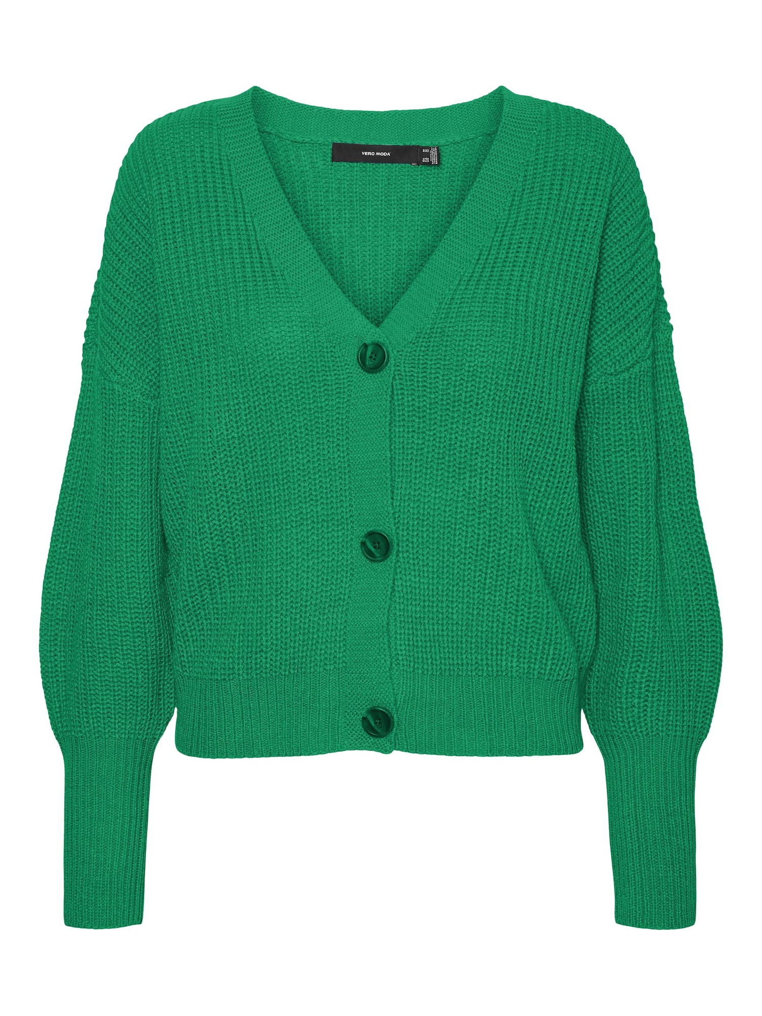 VERO MODA Pletena jopa 'Lea'  travnato zelena