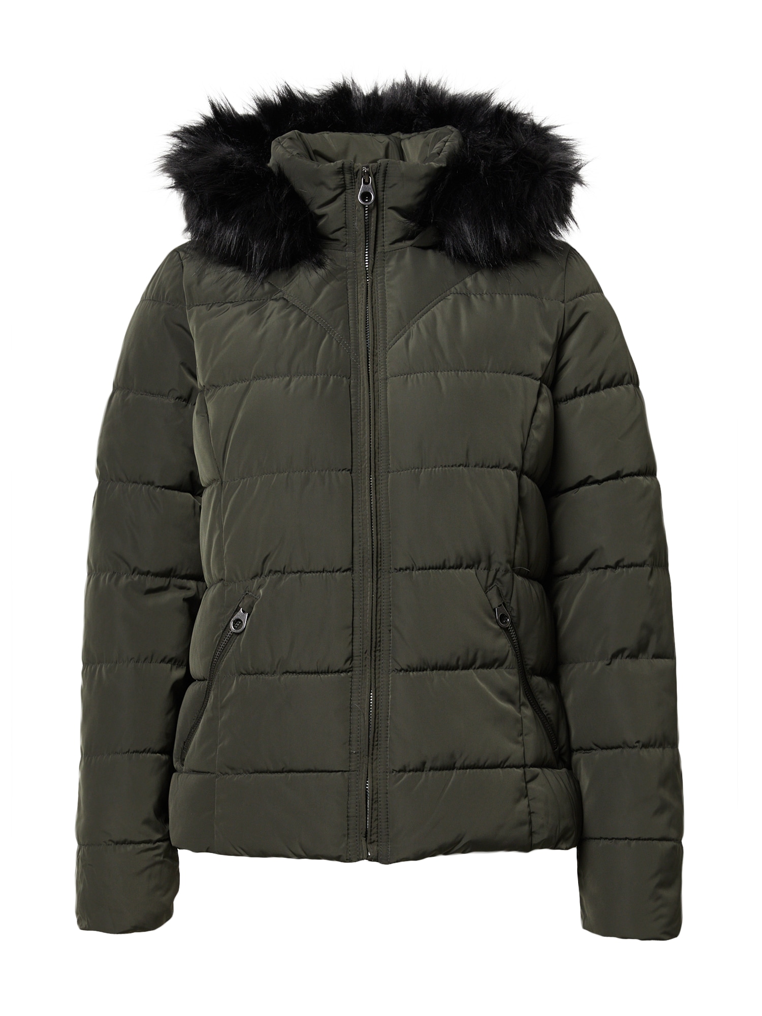 VERO MODA Zimska jakna 'Liv'  temno zelena